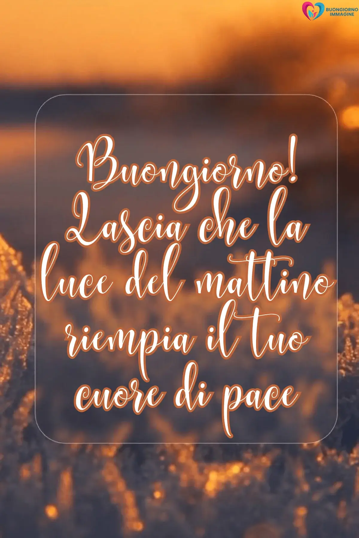 buongiorno frasi simpatiche originali con mare e alba dorata