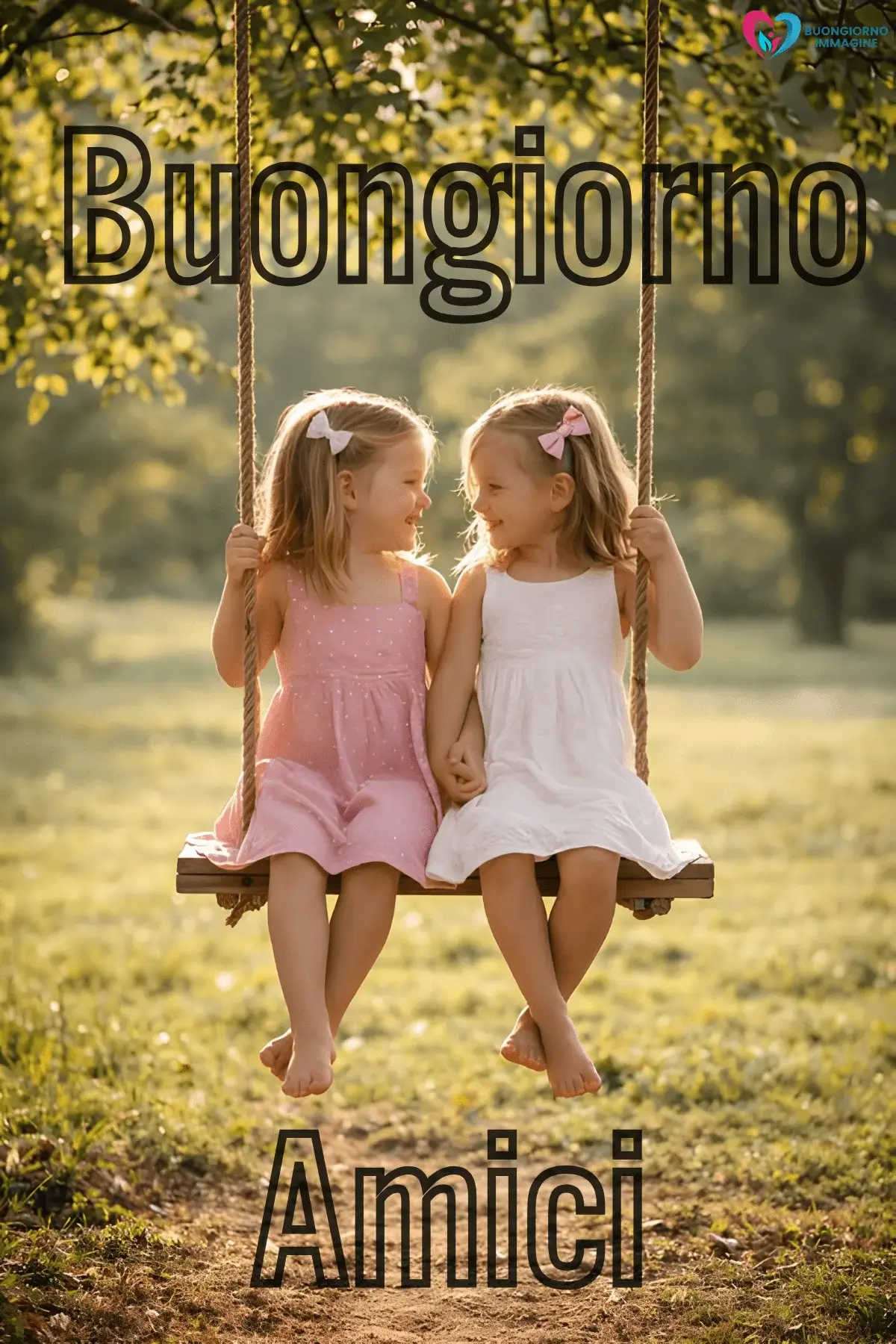 buongiorno amici gratis whatsapp con sorriso mattutino
