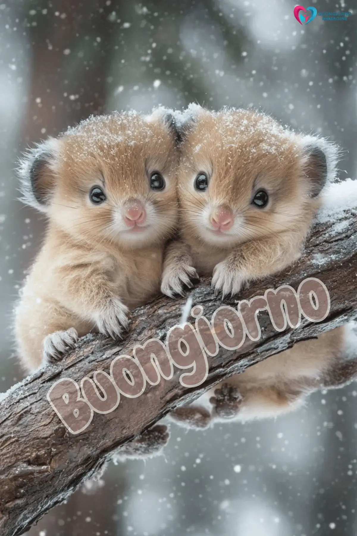 buongiorno invernale nuovissime con sorriso mattutino