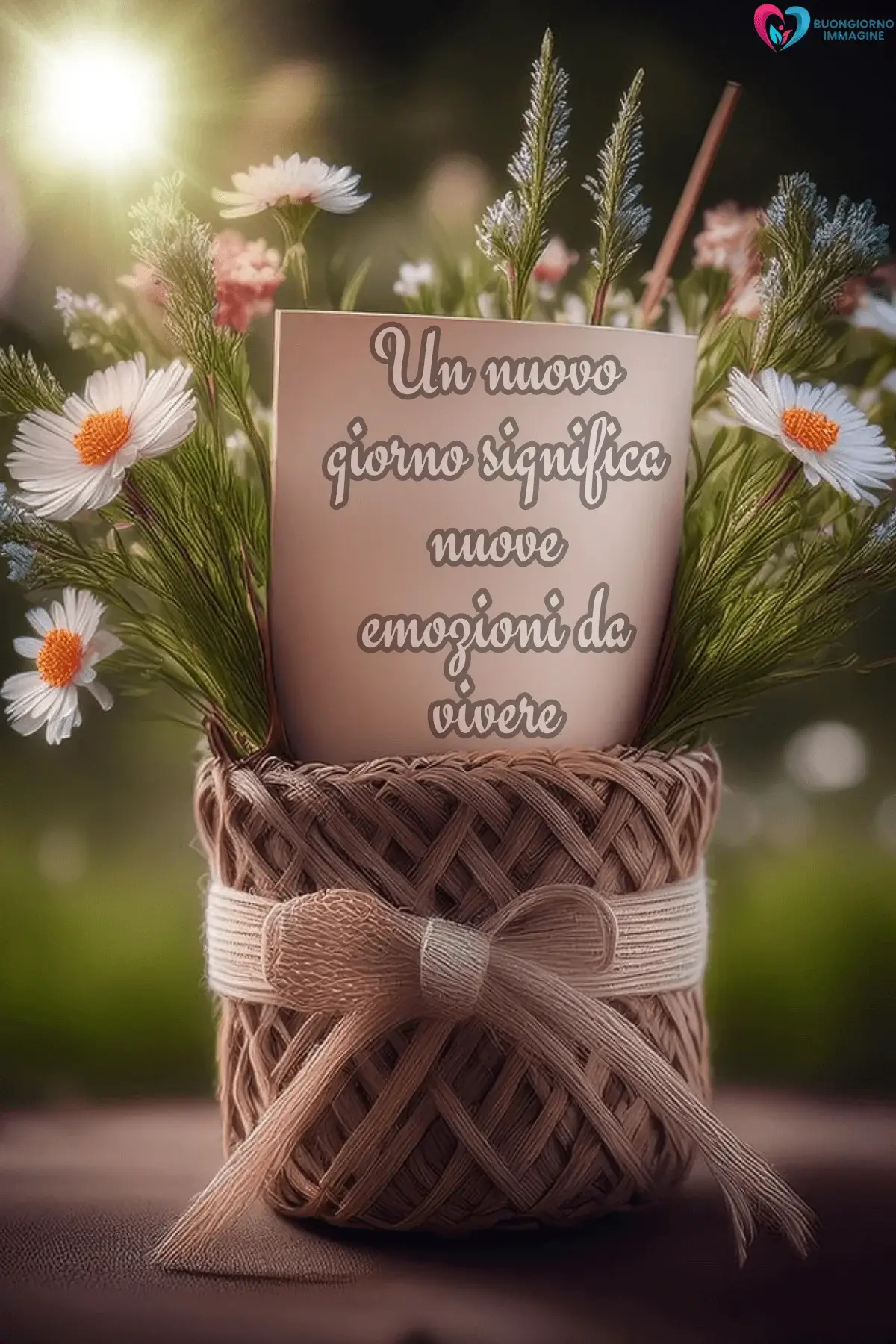 buongiorno frasi belle dolci con bouquet di rose fresche