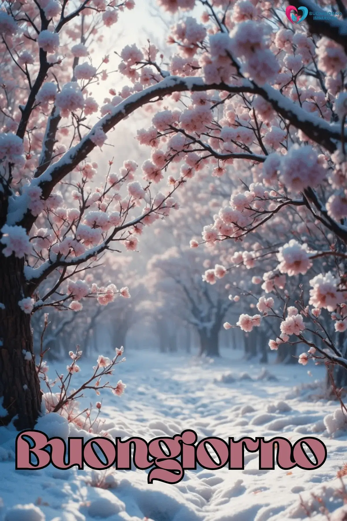 buongiorno invernale nuovissime con sorriso mattutino