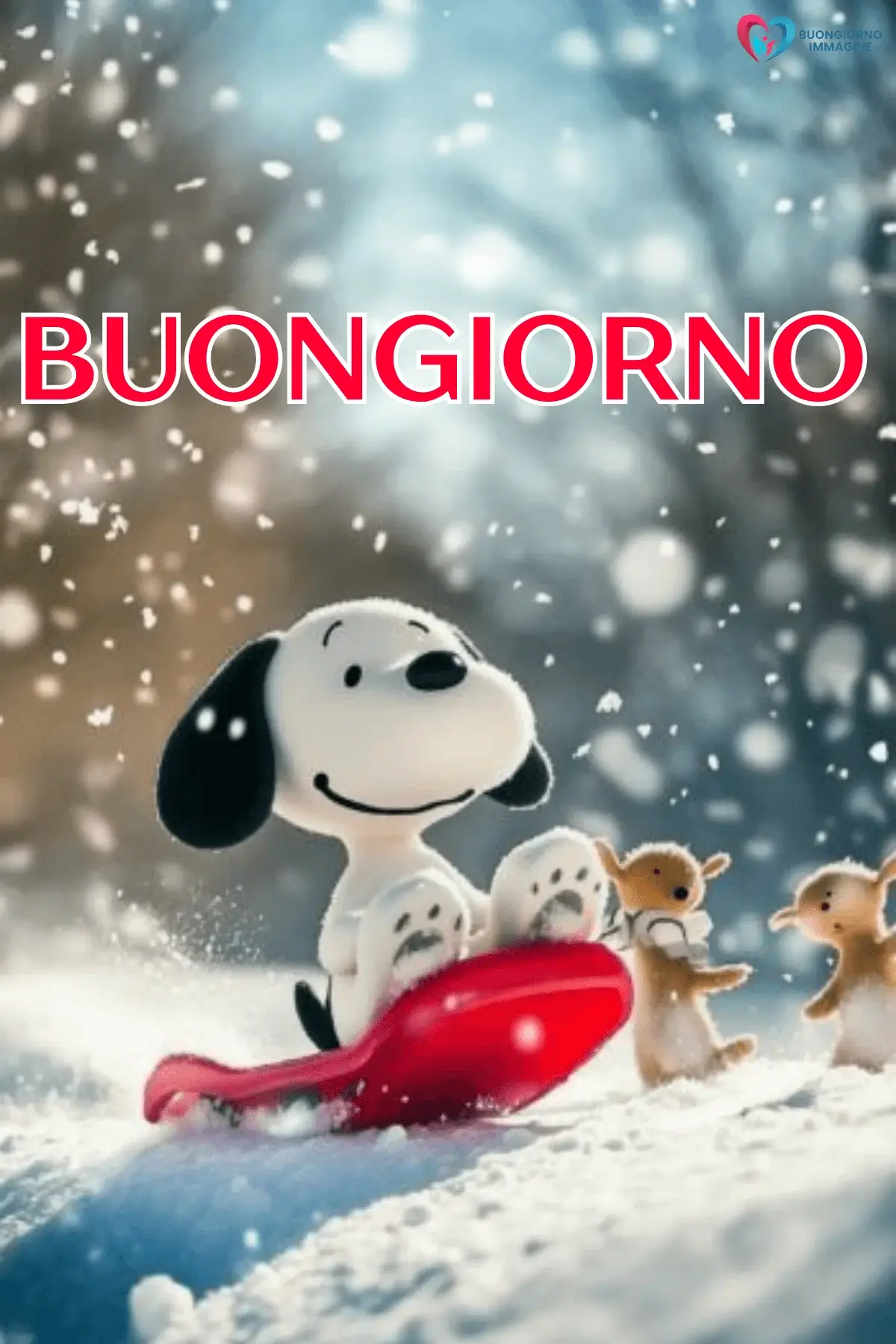 buongiorno invernale accogliente con sorriso mattutino