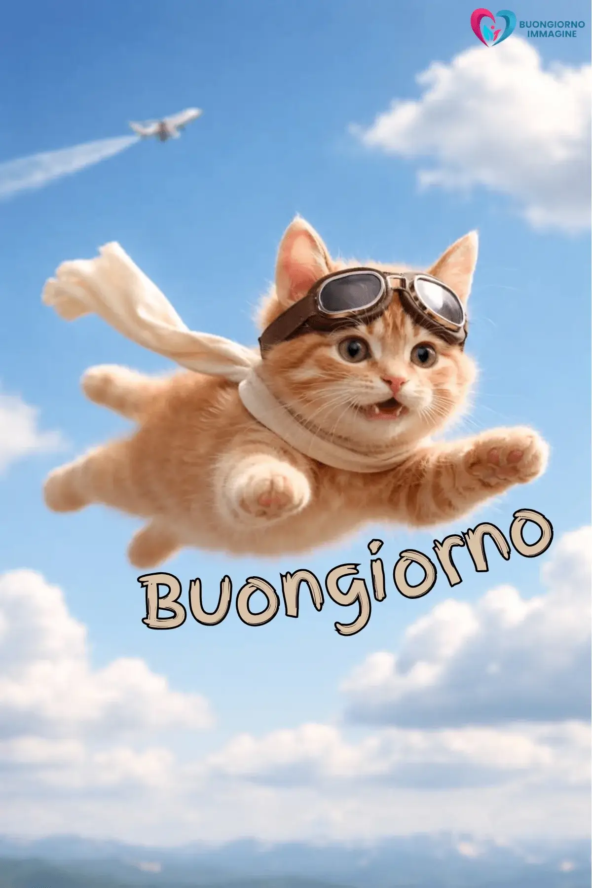 buongiorno divertente simpatico allegro con finestra aperta e luce calda
