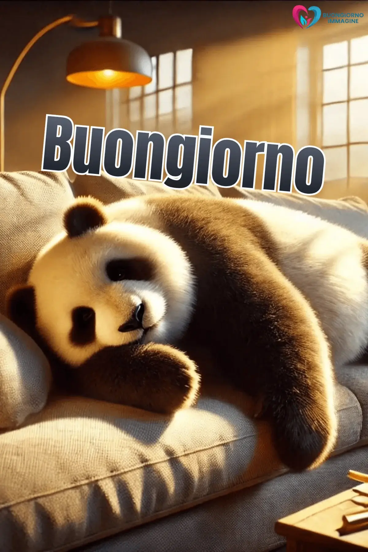 buongiorno spiritoso nuovissimo gratis con gatto assonnato e cuscini