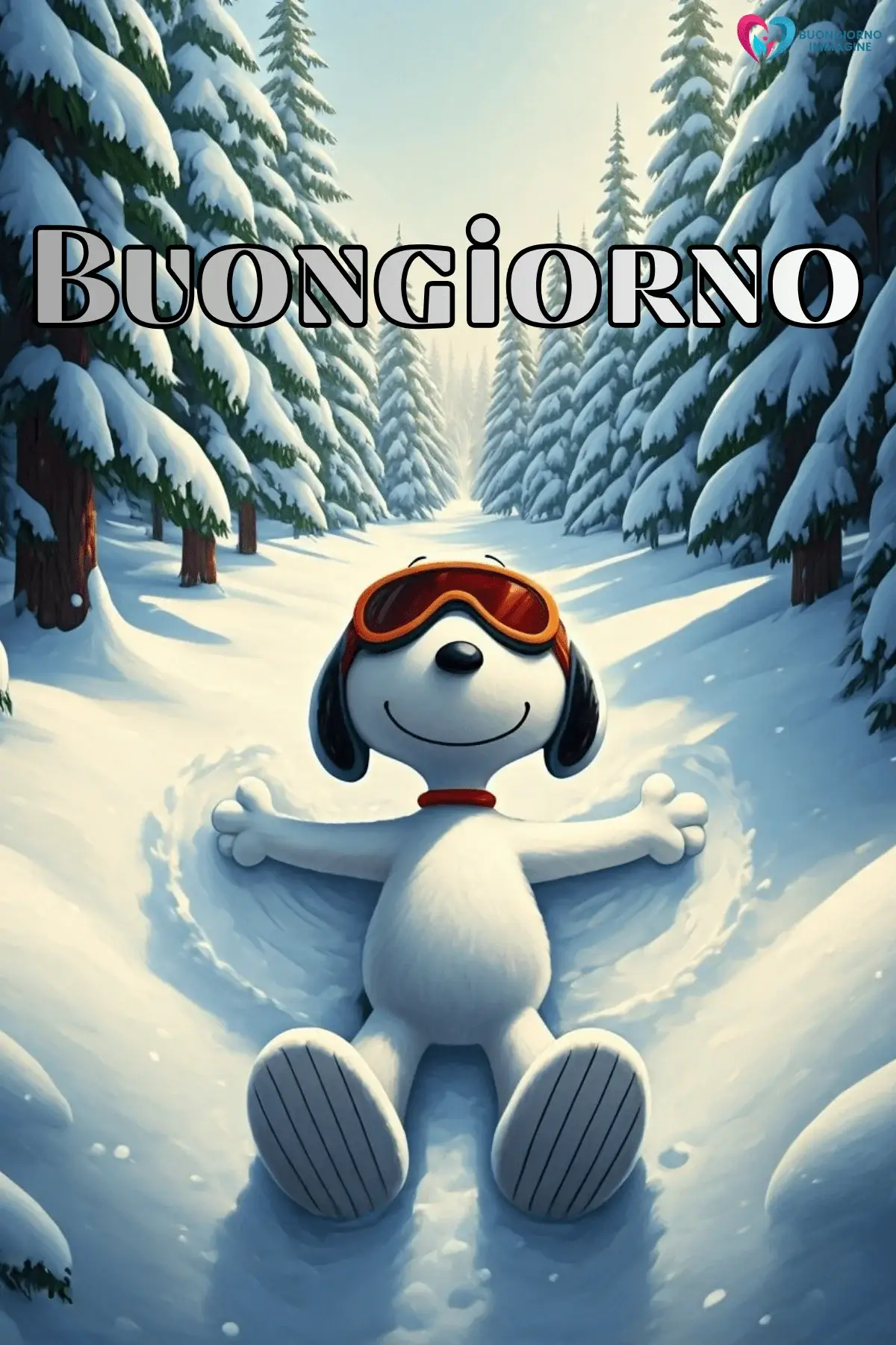 buongiorno invernale accogliente con sorriso mattutino
