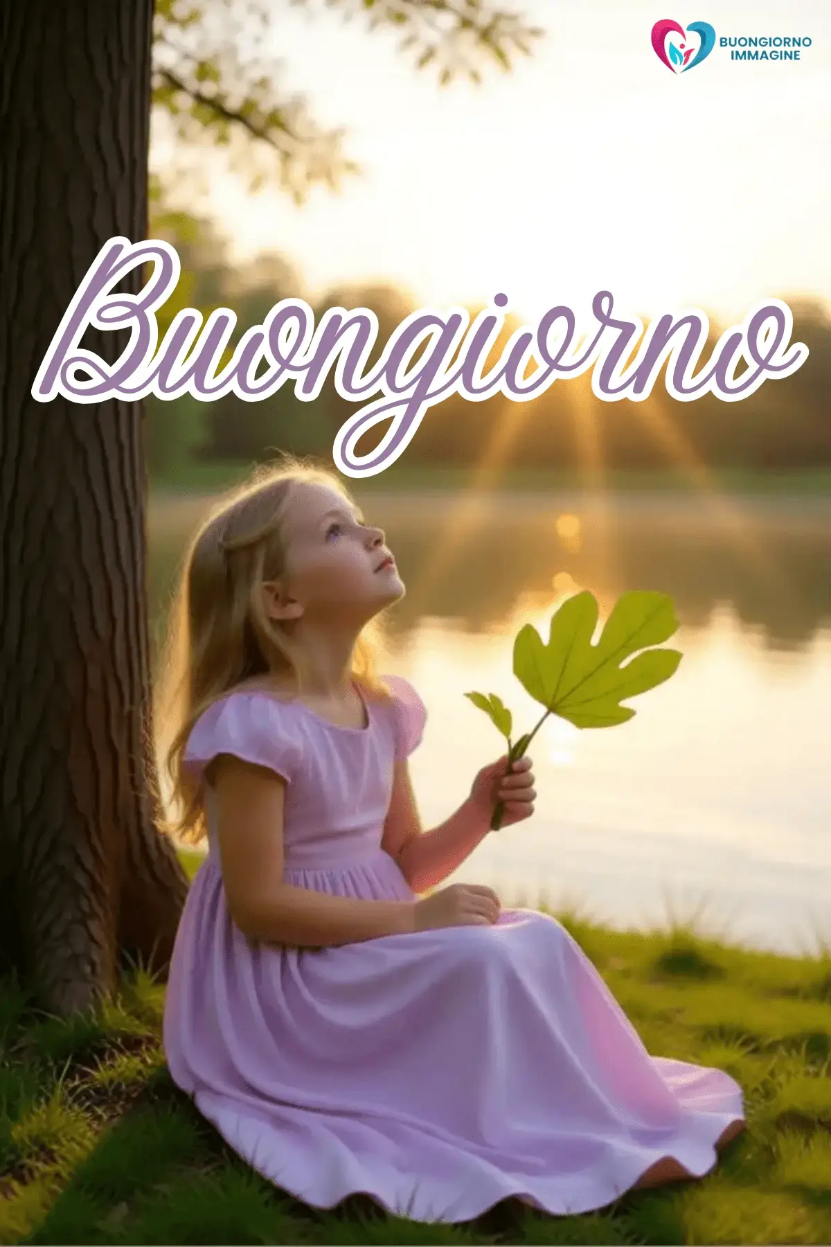 buongiorno bambini divertente colorato con bouquet di rose fresche