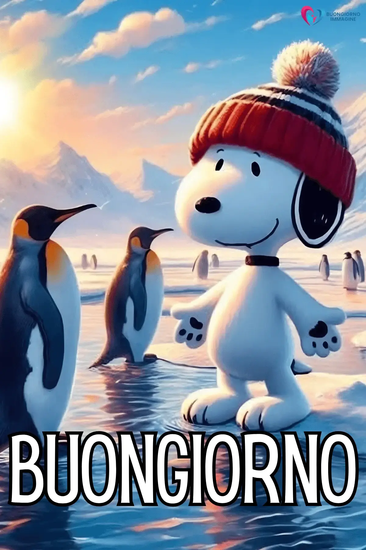 buongiorno invernale accogliente con sorriso mattutino