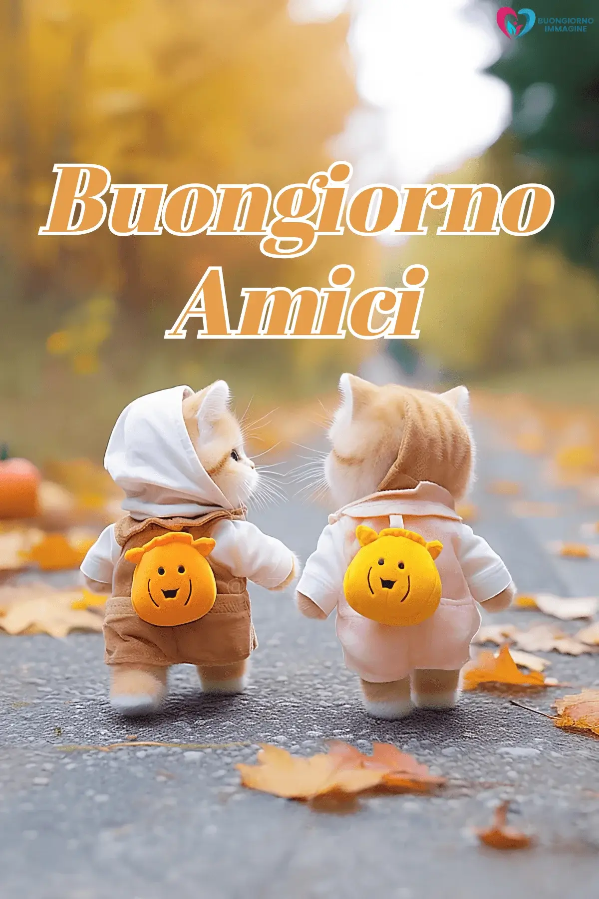 buongiorno amici affettuosi con sorriso mattutino