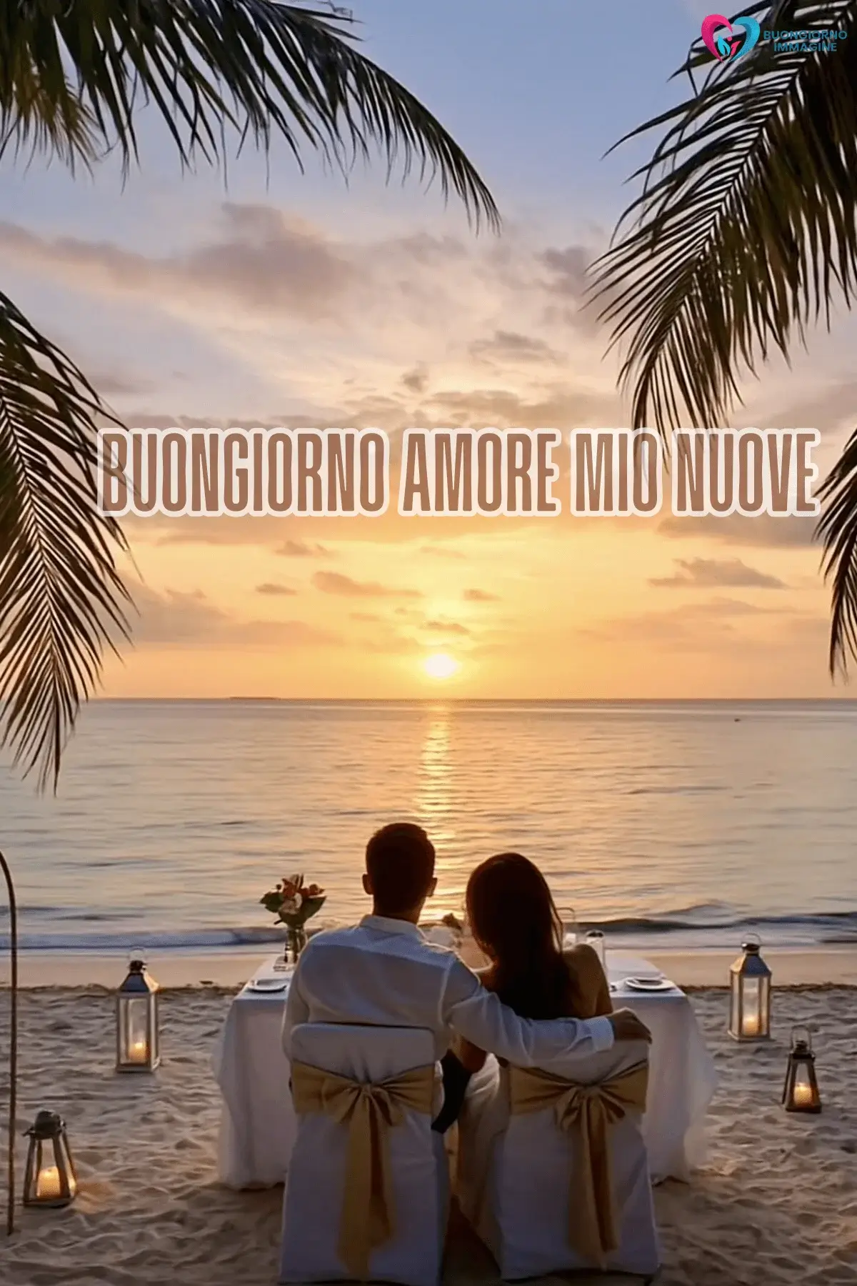 Buongiorno coppia cena romantica mare