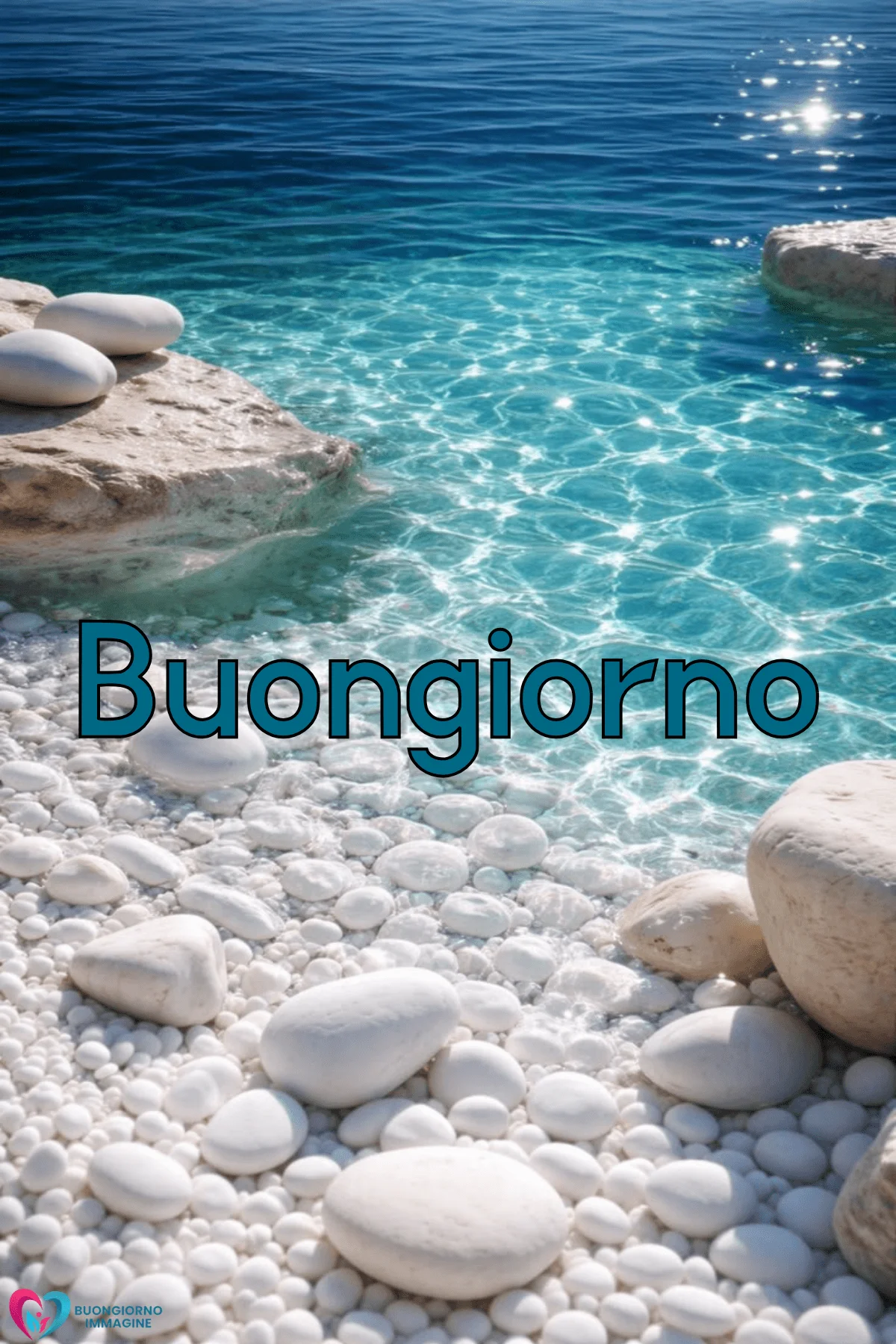 pietra bianca buongiorno speciali con paesaggio luminoso del mattino