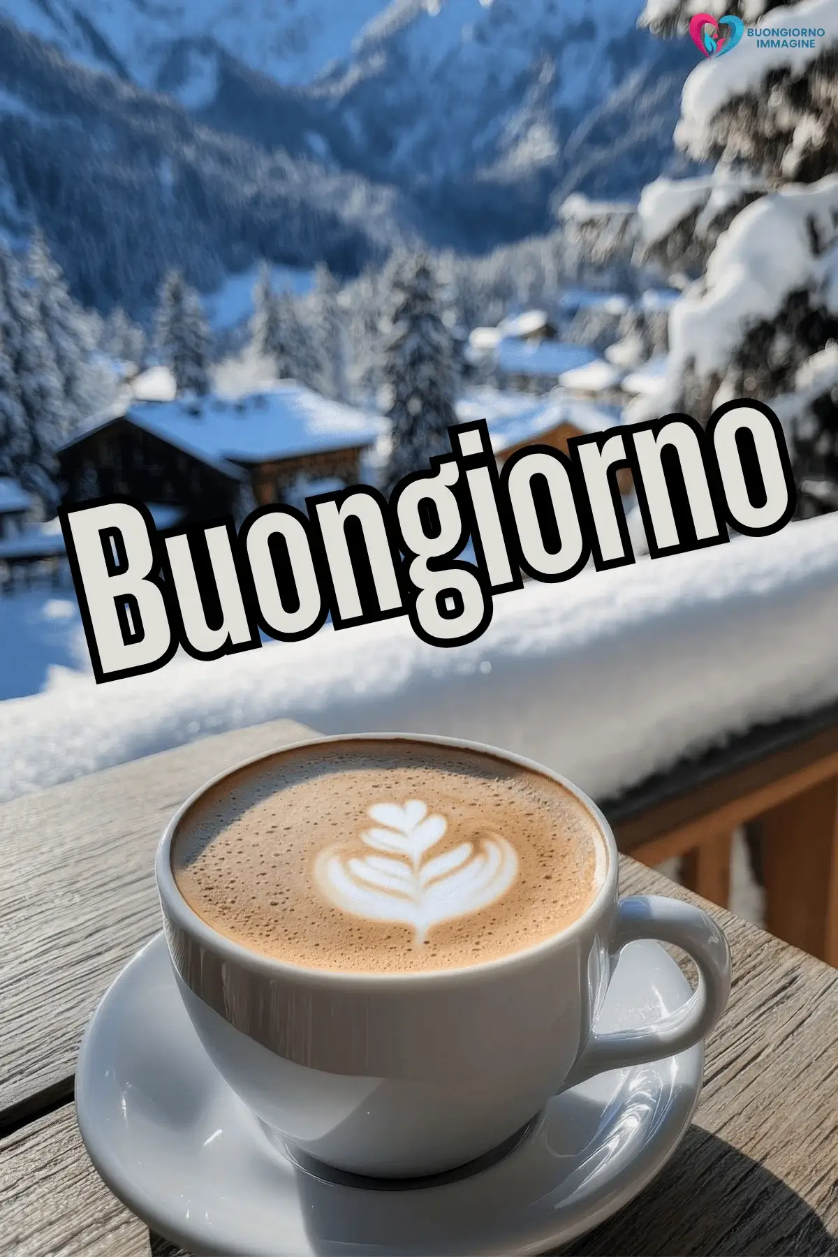 buongiorno invernale accogliente con sorriso mattutino