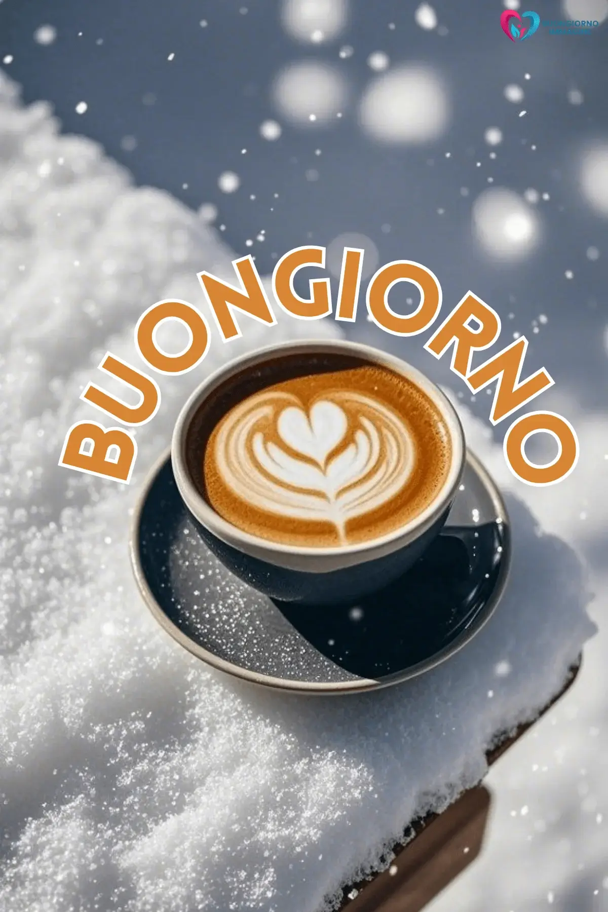 buongiorno invernale accogliente con sorriso mattutino