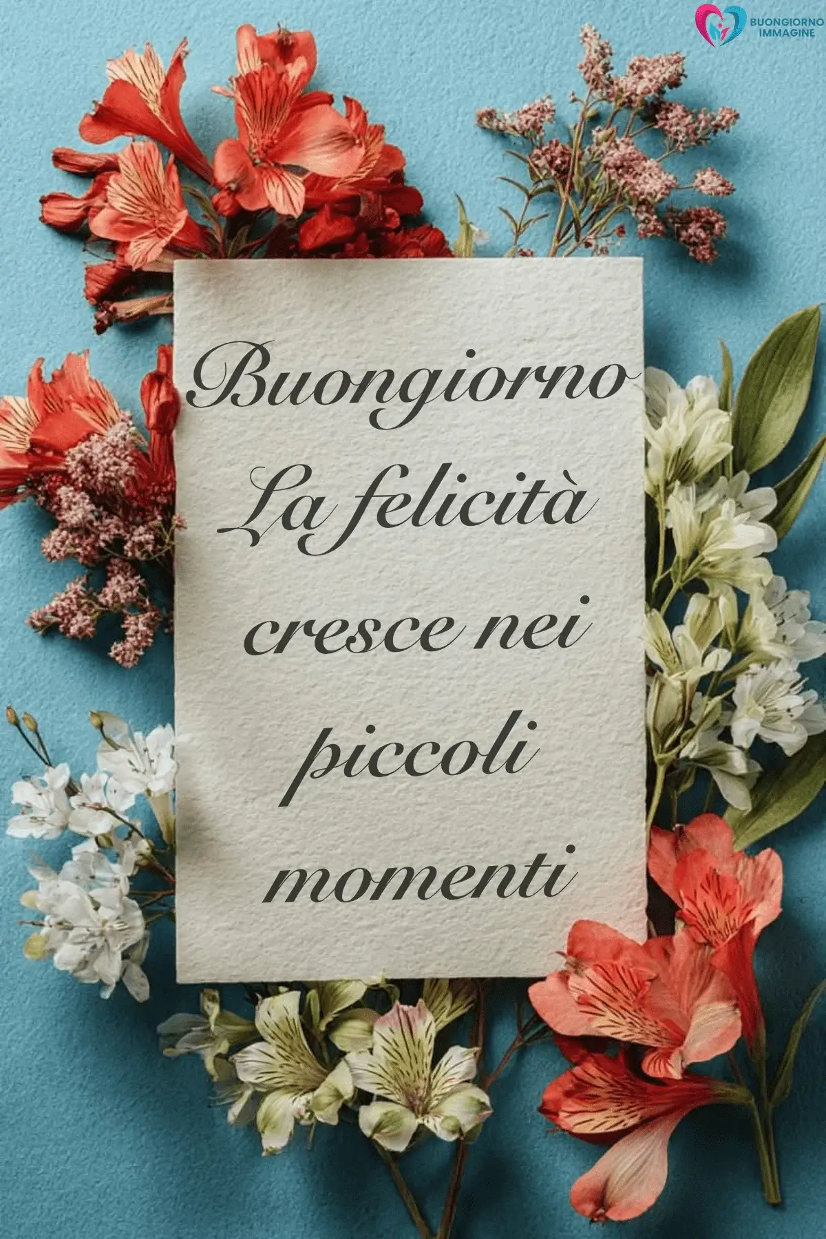buongiorno frasi buongiorno bellissime con cielo azzurro e nuvole rosa