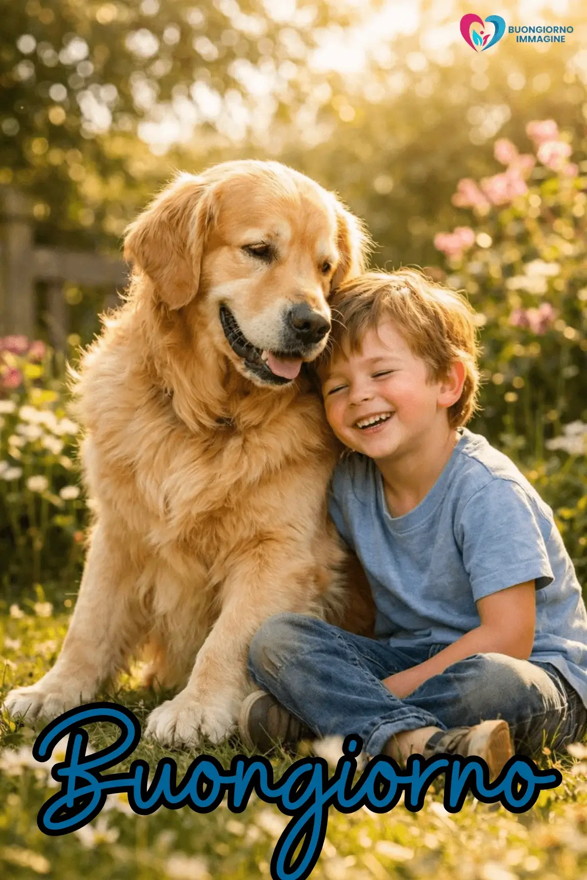 buongiorno bambini teneri dolci con caffè e biscotti freschi