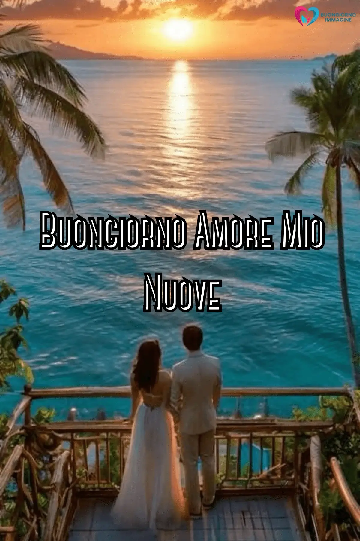 Buongiorno sposi terrazza vista oceano