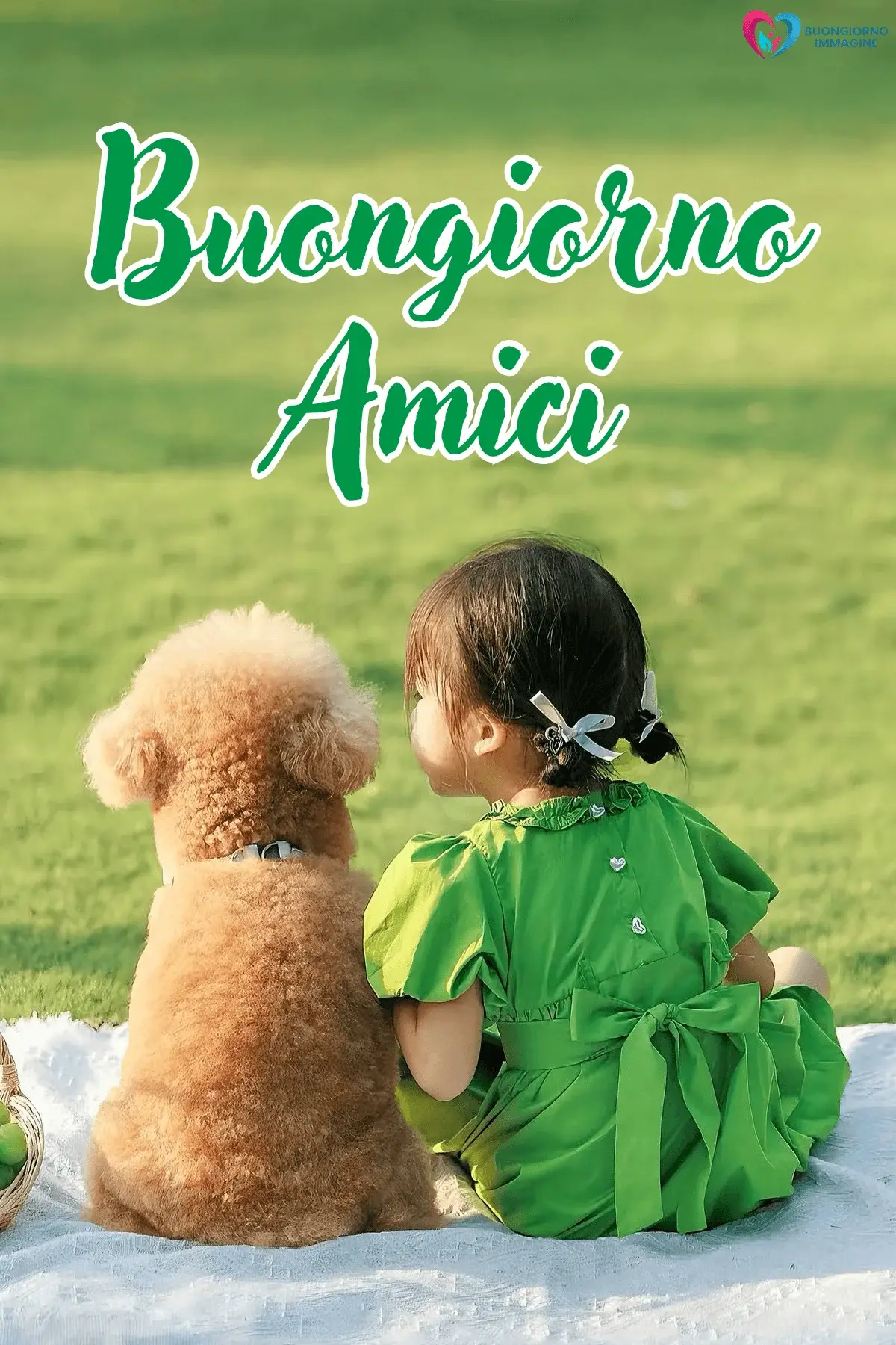 buongiorno amici divertenti con sorriso mattutino