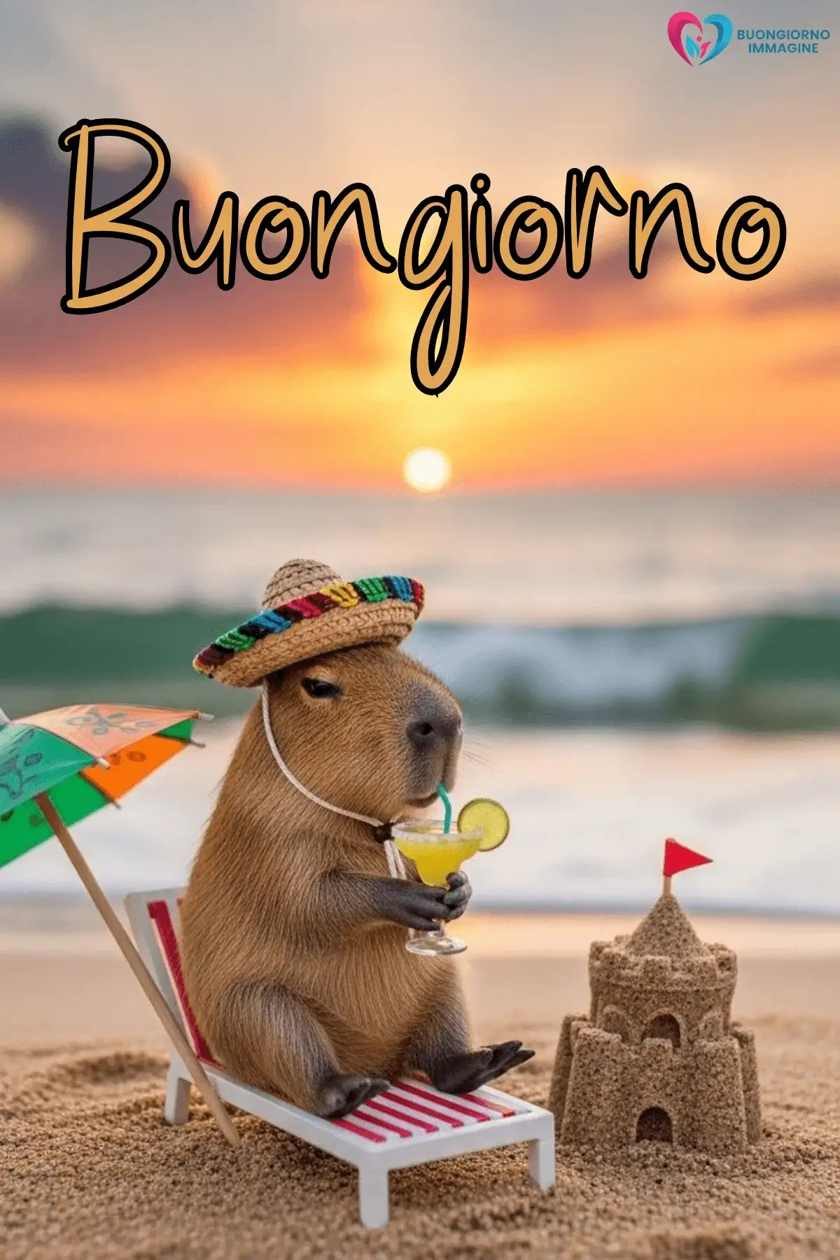 buongiorno spiritoso nuovissimo gratis con paesaggio luminoso del mattino