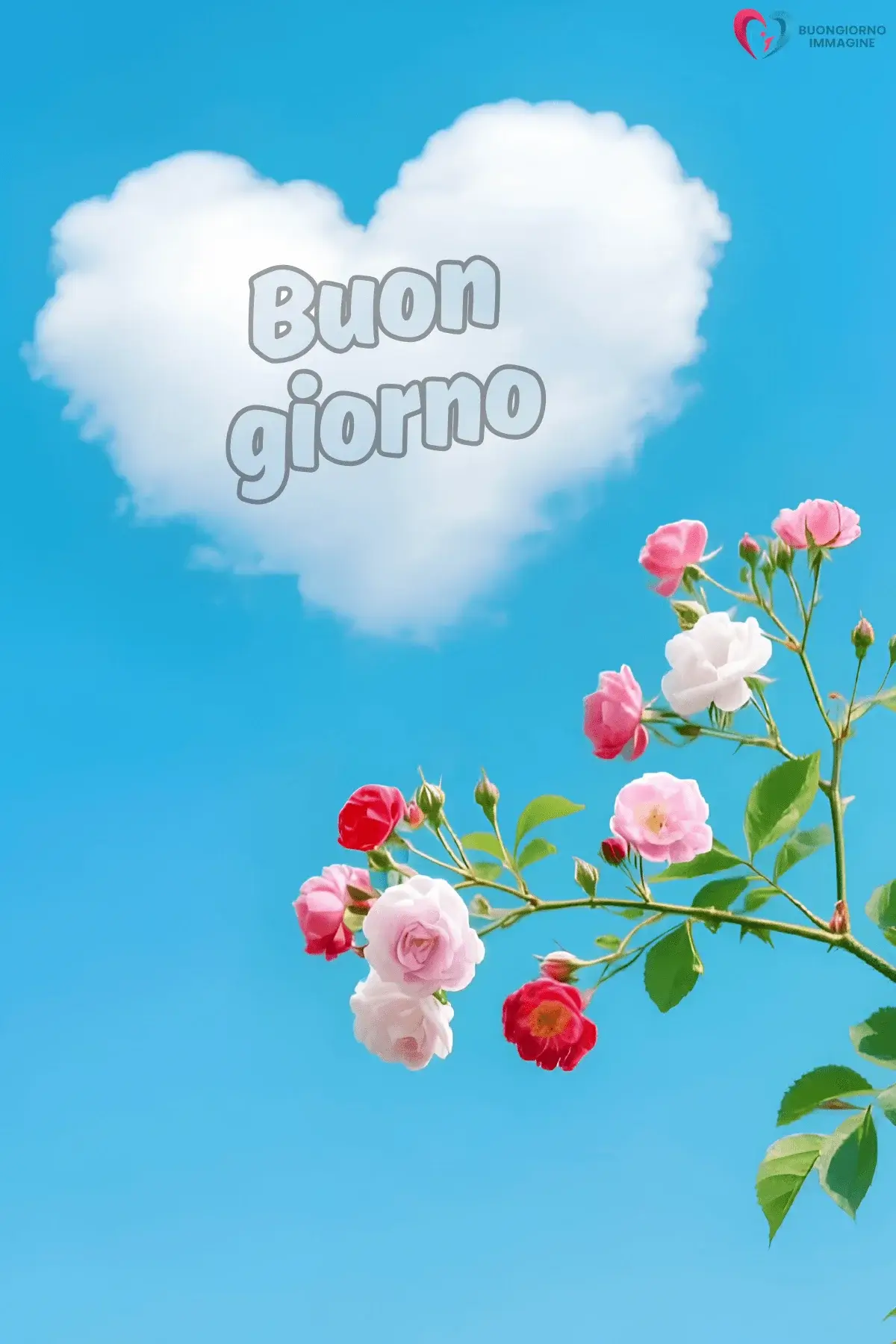 buongiorno cuore dolce con sorriso mattutino
