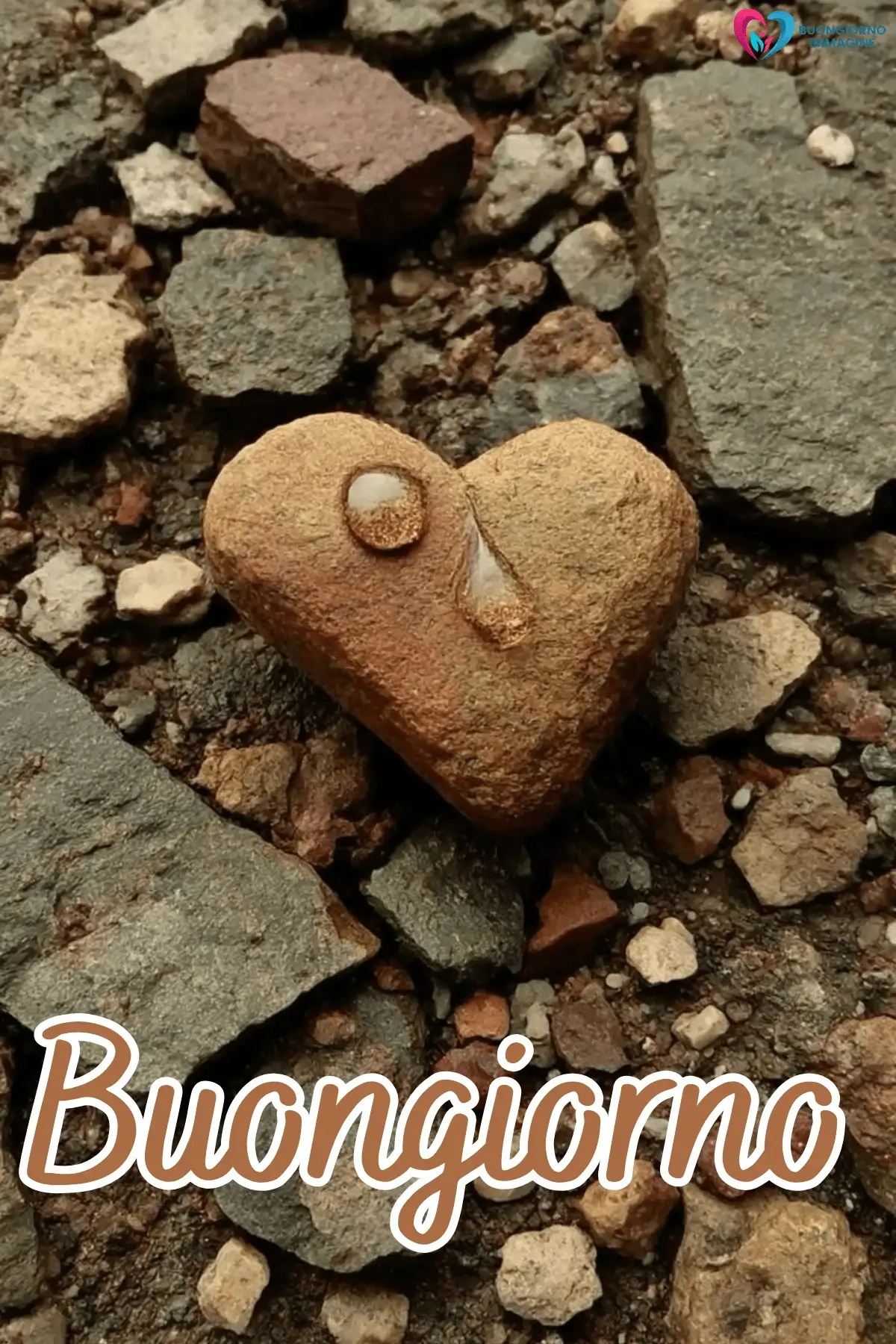 buongiorno cuore mozzafiato con sorriso mattutino