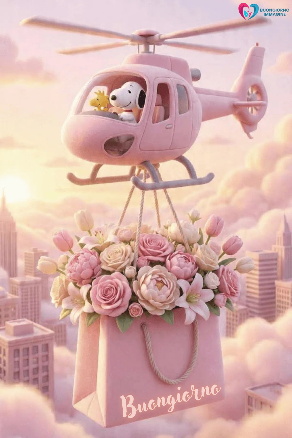 Buongiorno con Rose e Fiori