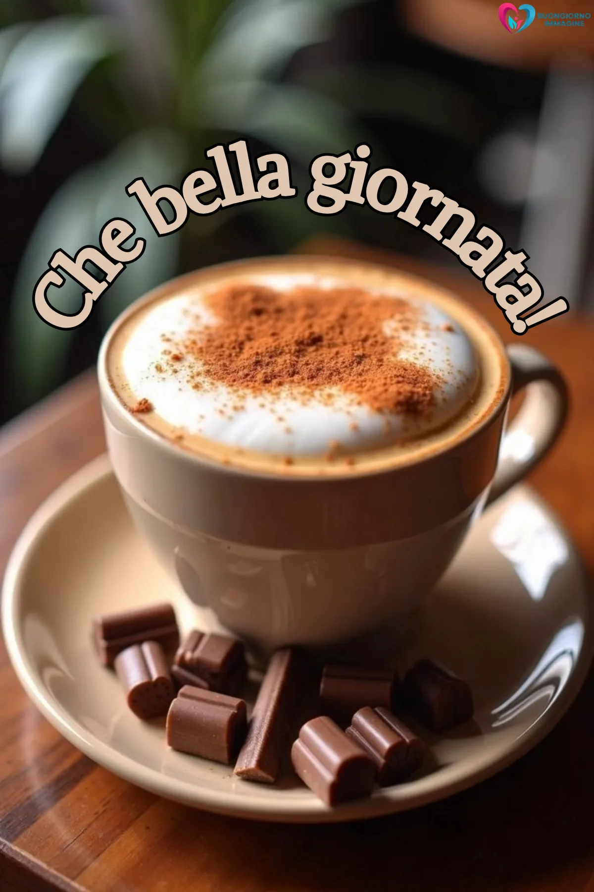 buongiorno buona giornata immagini con giardino fiorito e farfalle