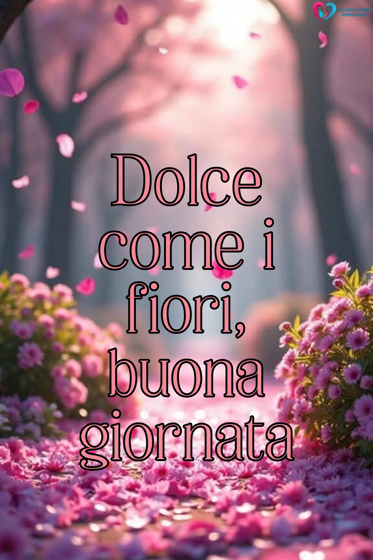 buona giornata gratis whatsapp con mare e alba dorata