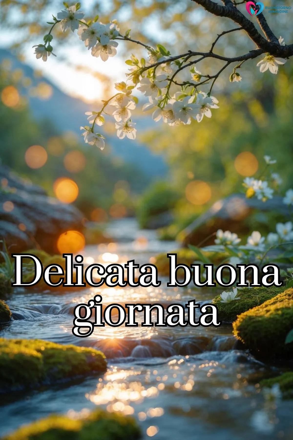 buona giornata divertente simpatica con paesaggio luminoso del mattino