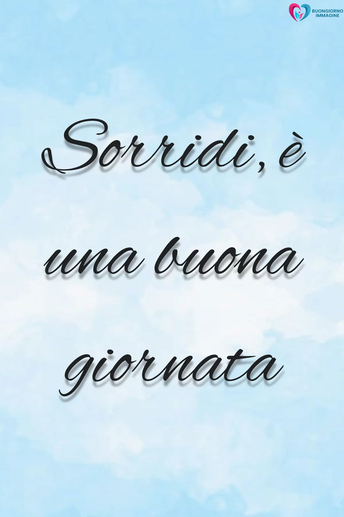 buongiorno e buona giornata con paesaggio luminoso del mattino