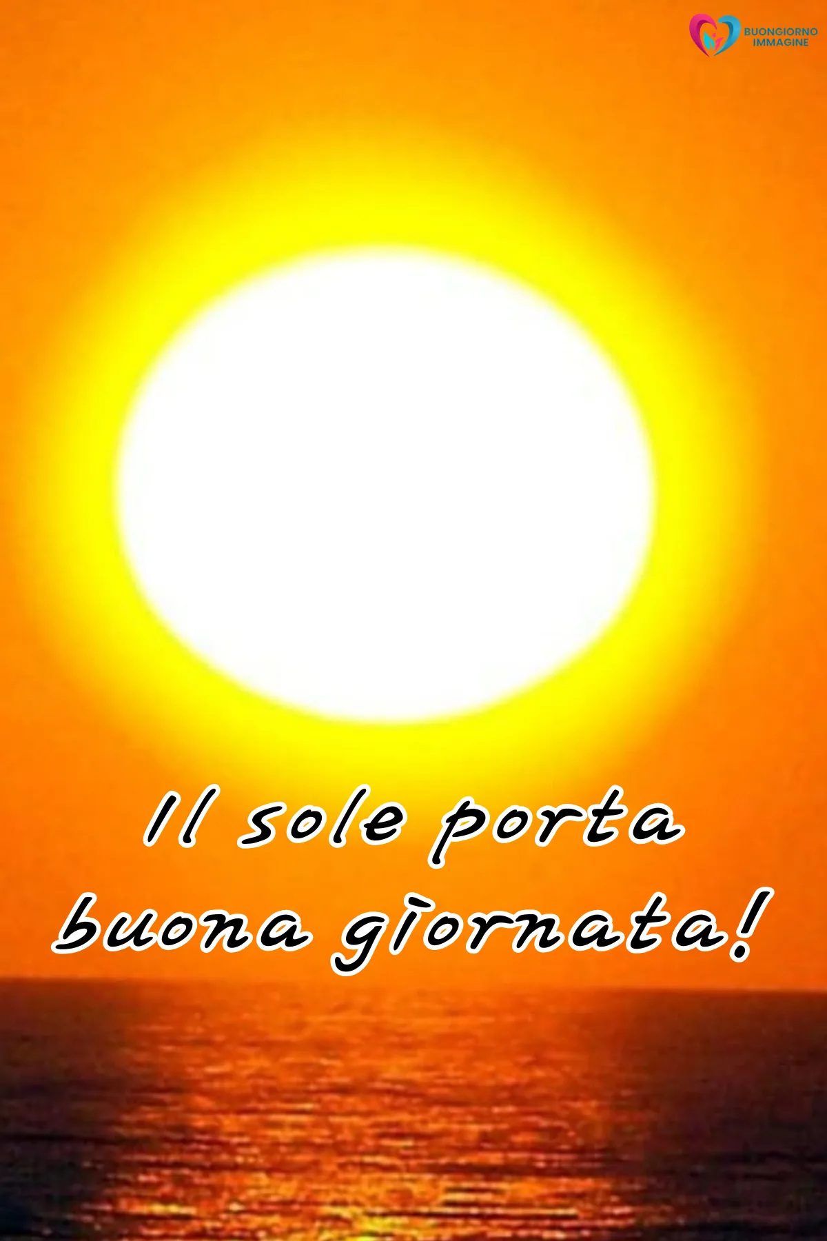 felice giornata immagini nuove con mare e alba dorata