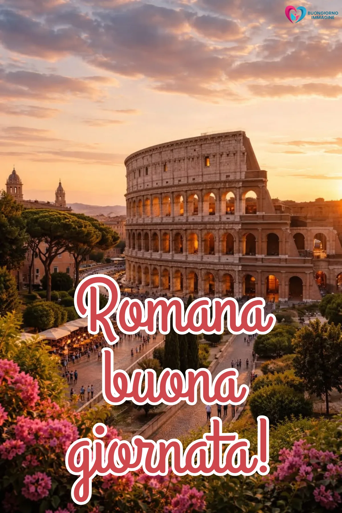 buona giornata gratis whatsapp con paesaggio luminoso del mattino