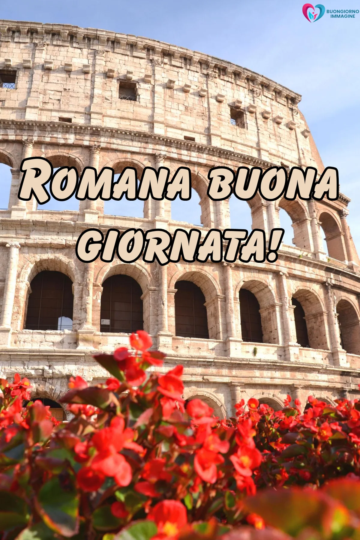 buona giornata immagini nuove con fiori colorati e sole