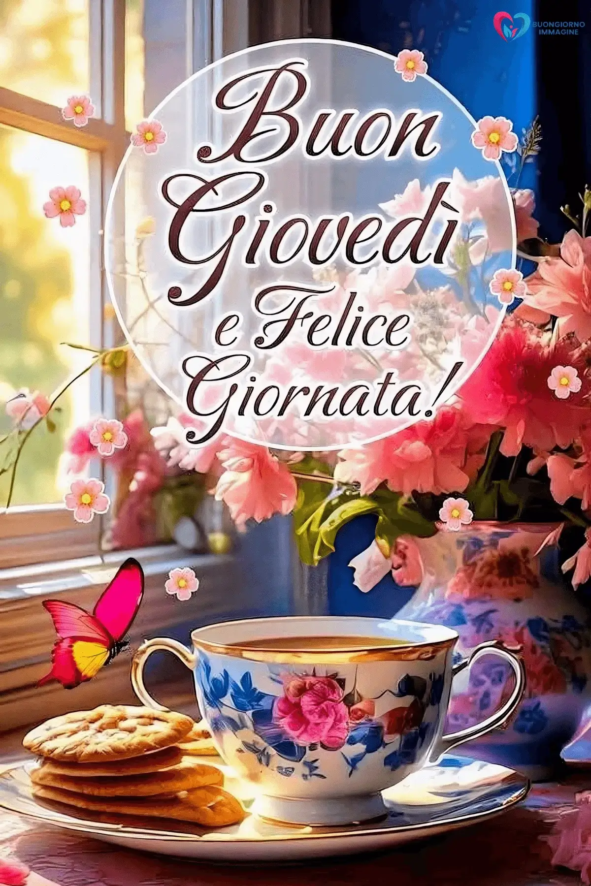 buongiorno buon giovedì immagini con energia luminosa