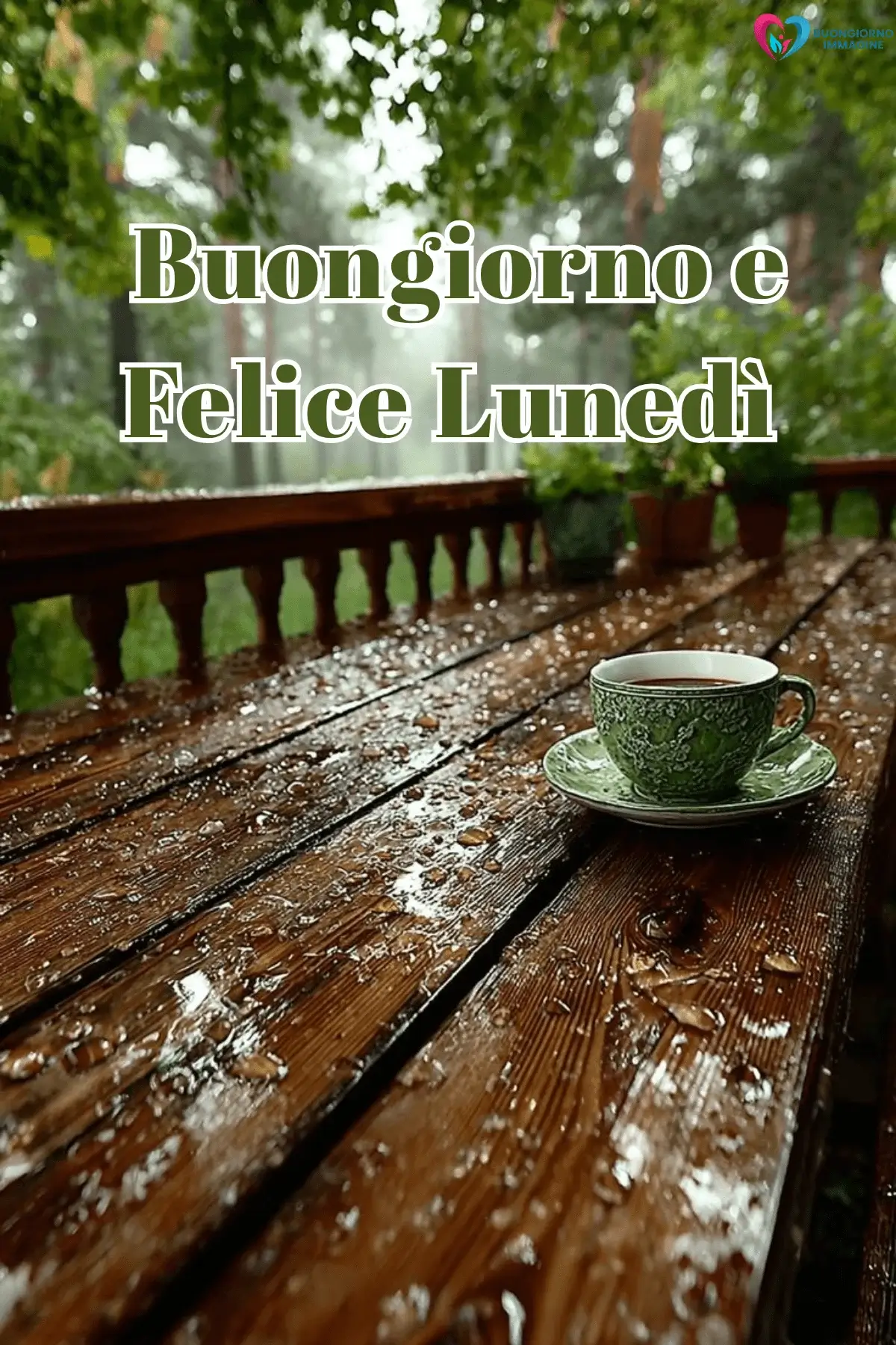 buongiorno buon lunedì con auguri di felicità e successo