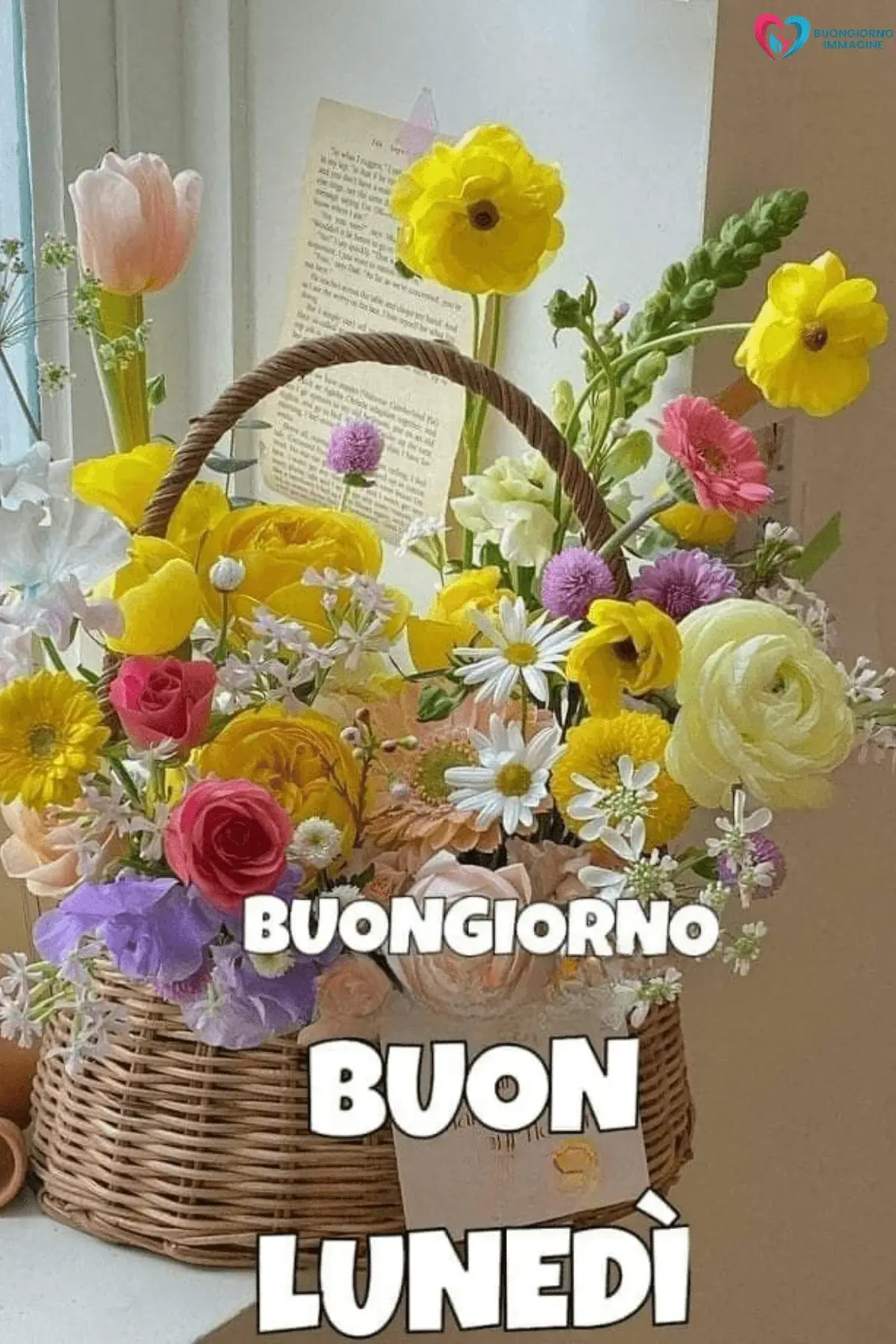 buongiorno buon lunedì con felicità e sorriso