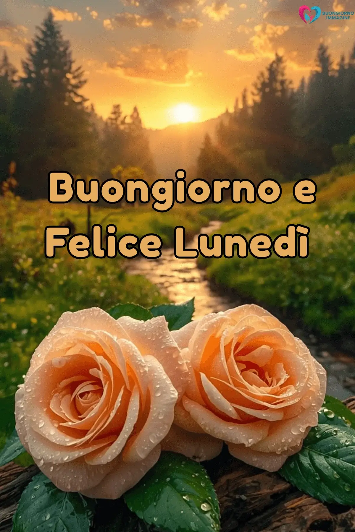 buongiorno buon lunedì con sorriso e positività