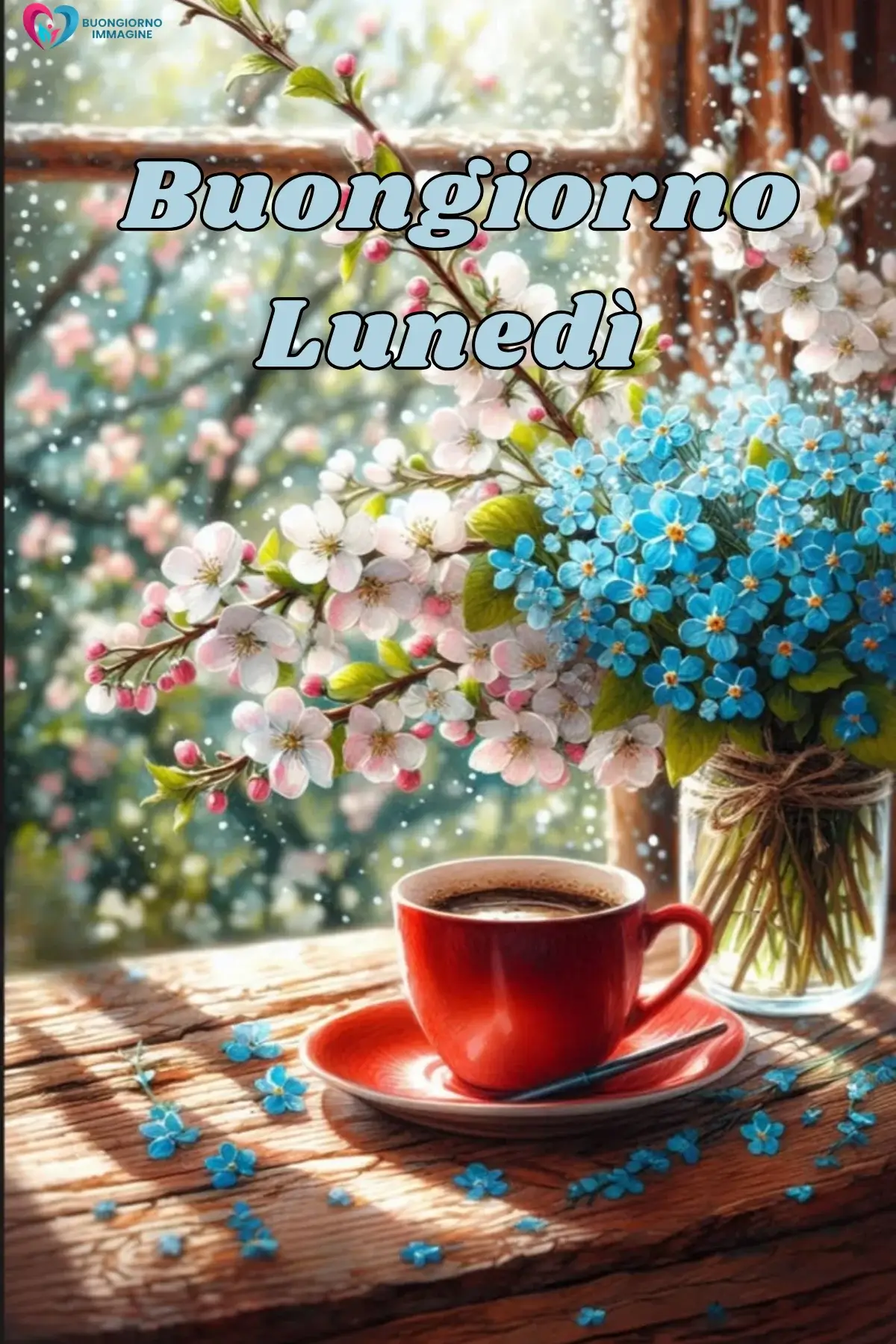 buongiorno buon lunedì con vibrazioni positive italiane