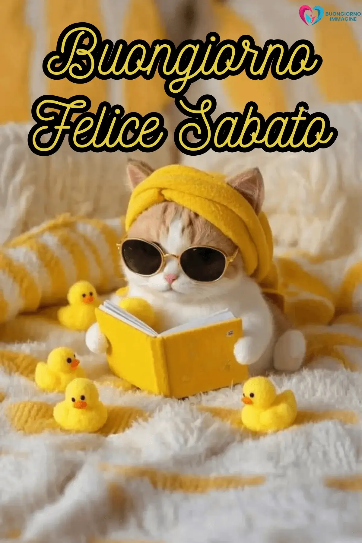 buongiorno buon sabato con parole di felicità