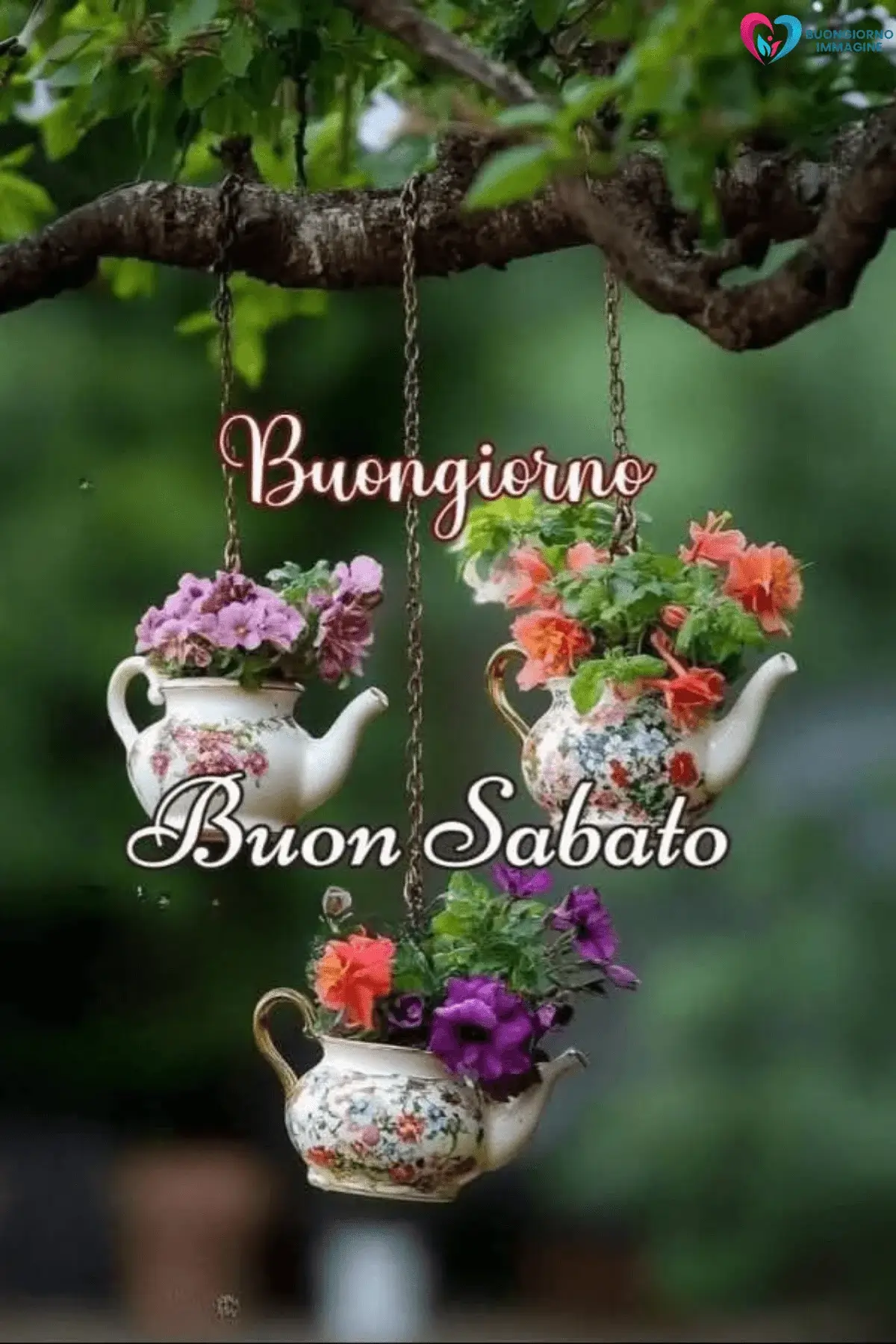 buongiorno buon sabato con sorriso e positività