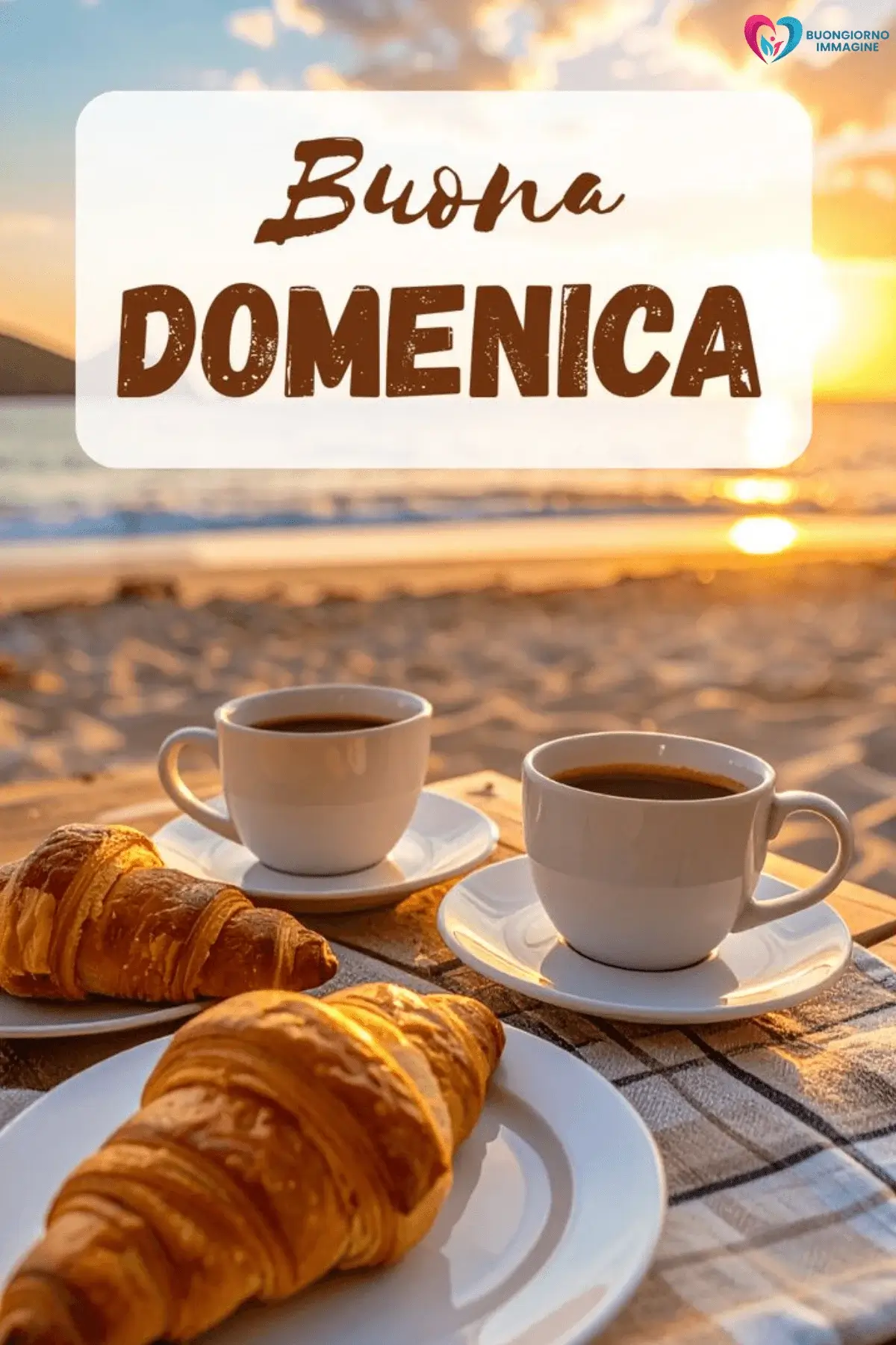 buongiorno buona domenica con felicità e pace