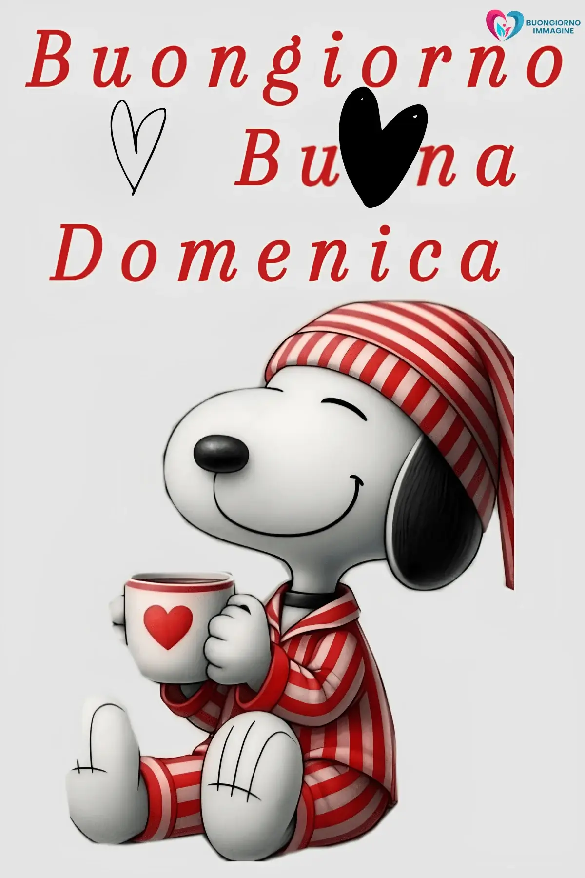 buongiorno buona domenica con giornata luminosa