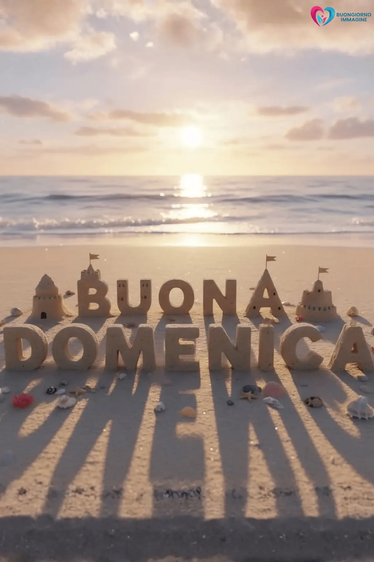 buongiorno buona domenica con sorriso e felicità