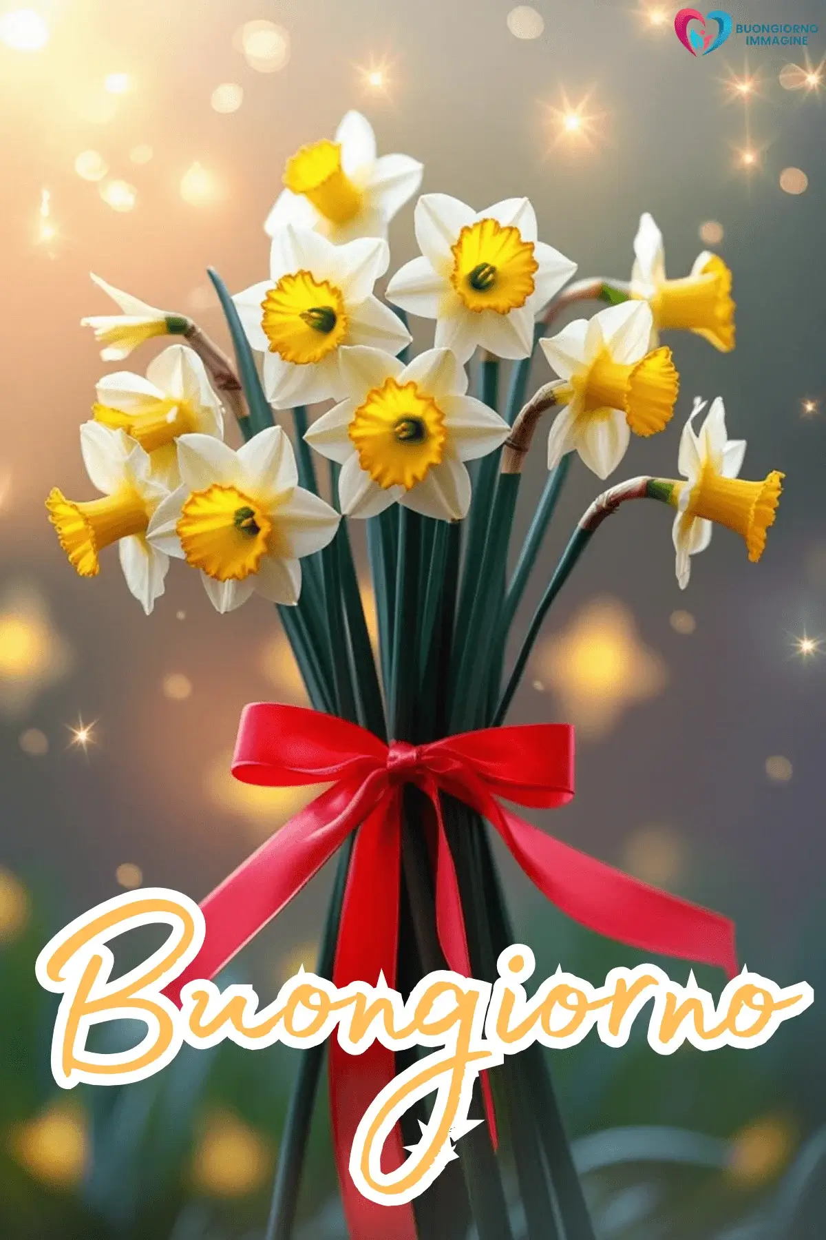 buongiorno con bouquet floreale elegante