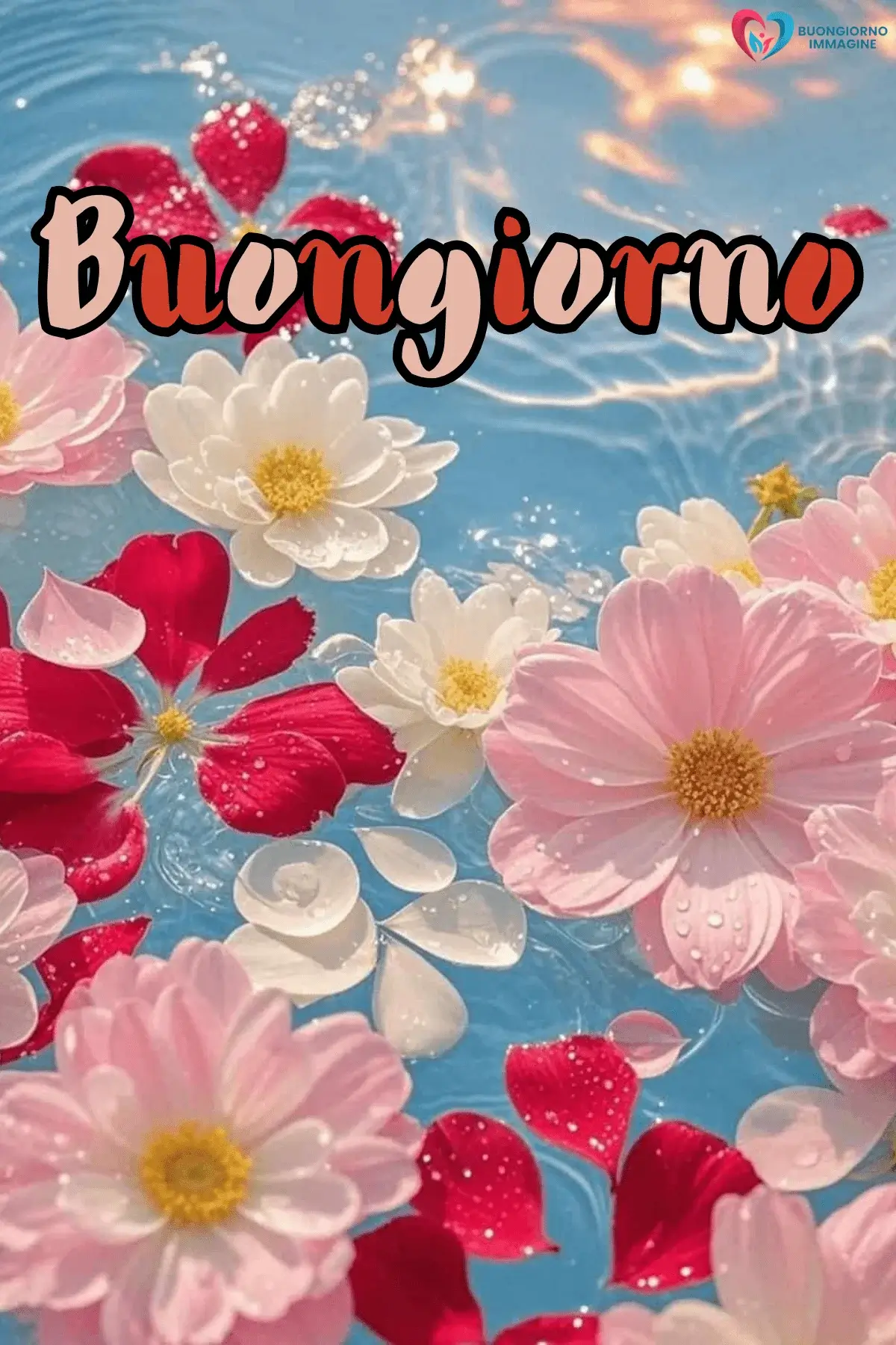 buongiorno con fiori e luce naturale