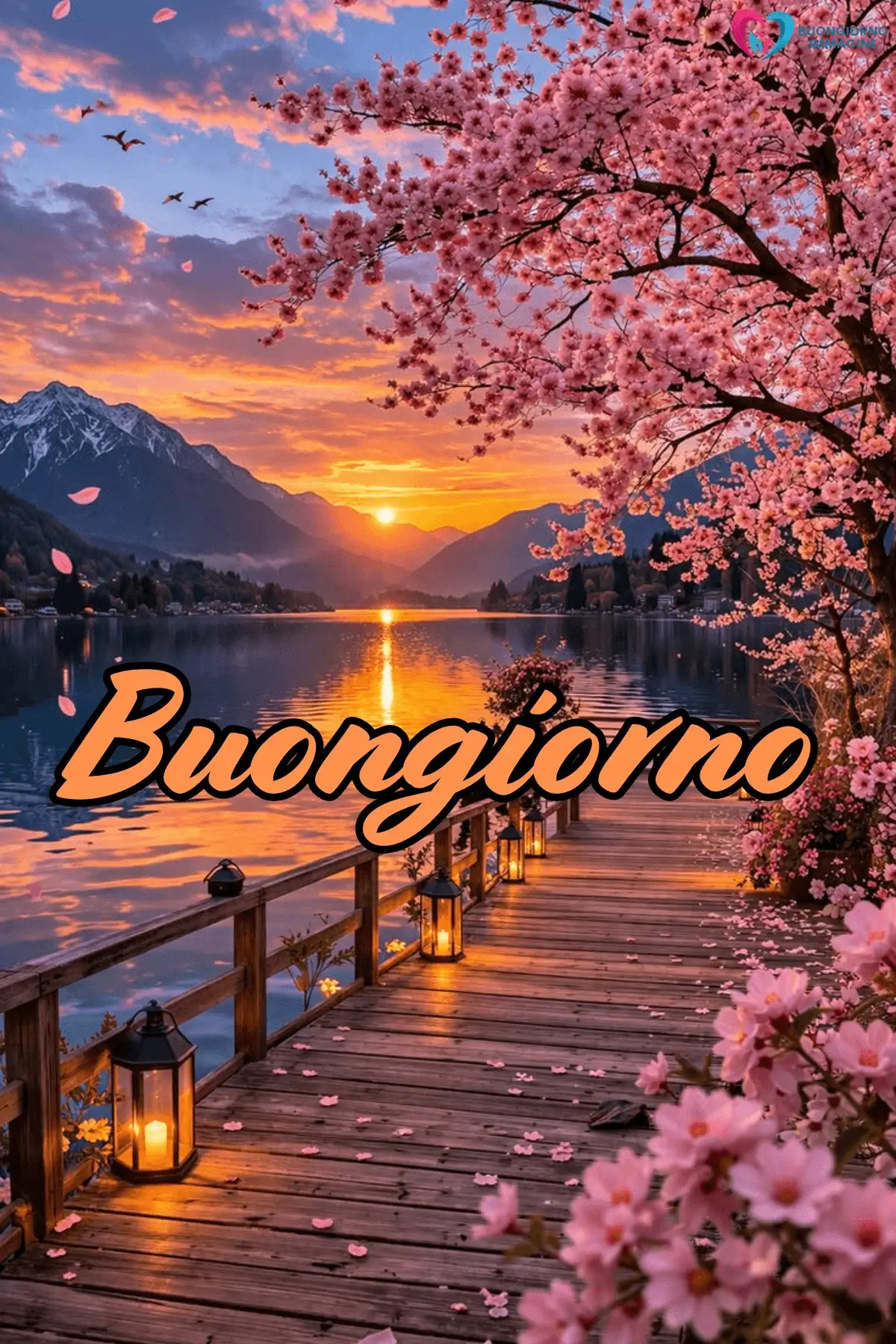 buongiorno con gerbere colorate e sorrisi
