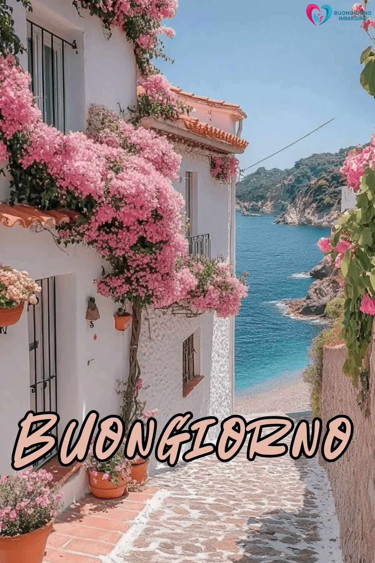 buongiorno con ortensie color pastello