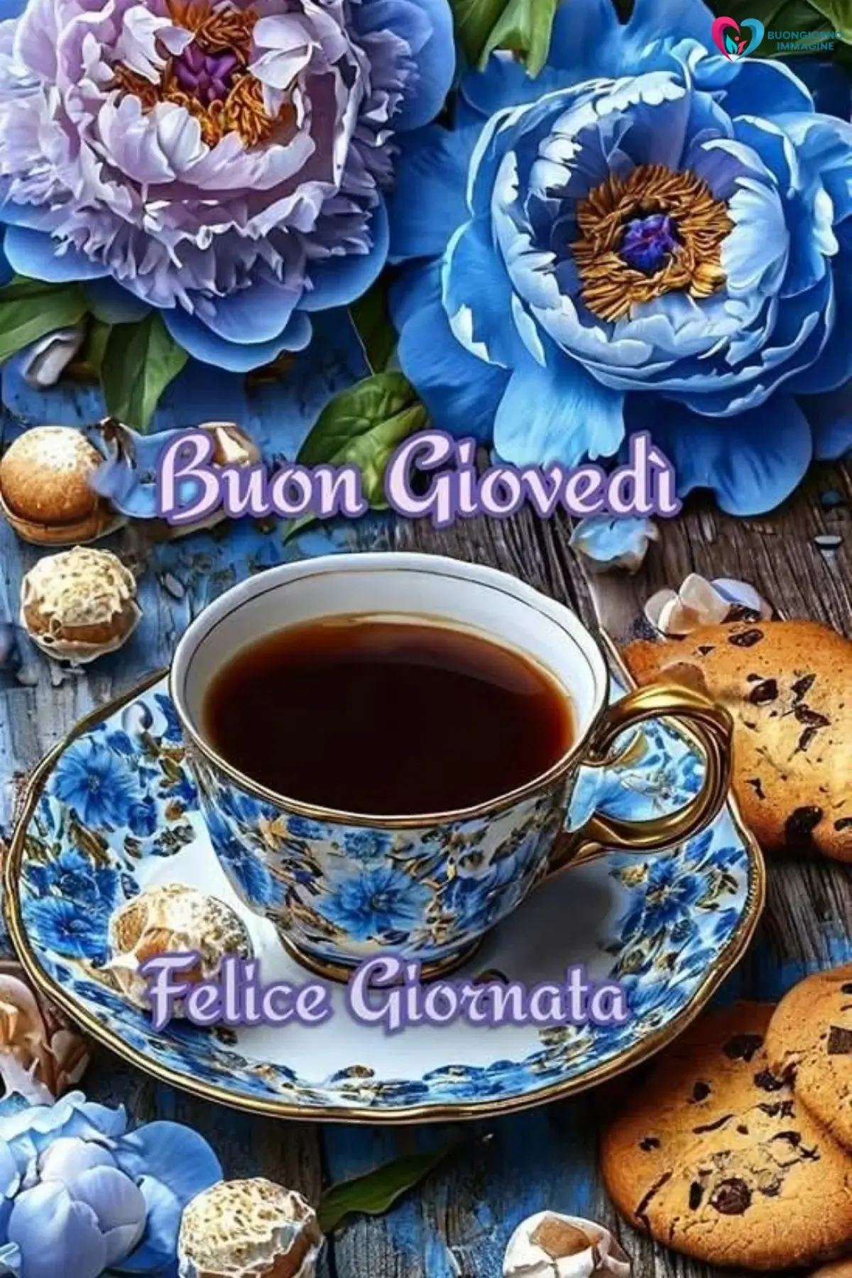 buongiorno giovedì immagini con colori naturali delicati
