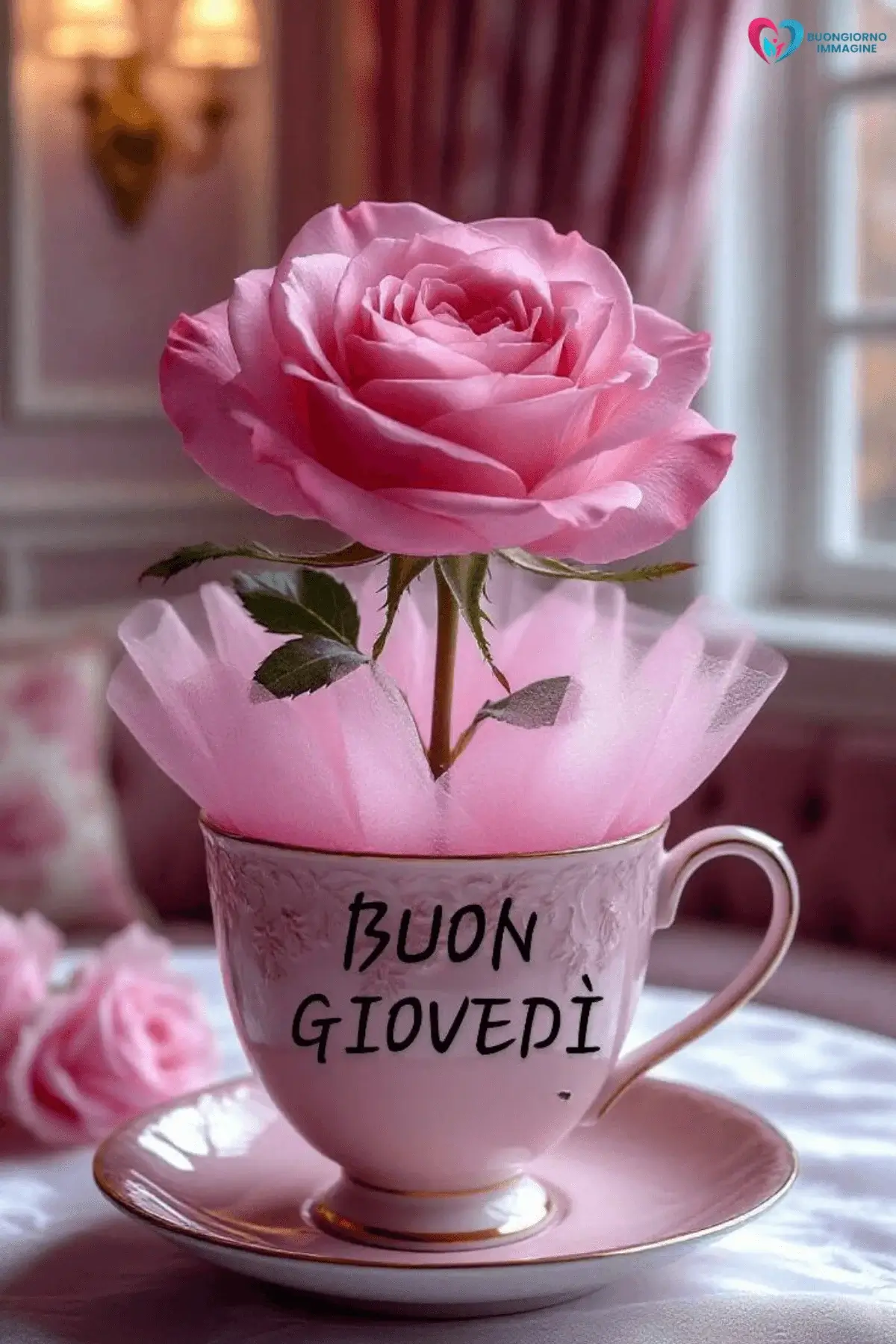 buongiorno giovedì immagini con design moderno minimal