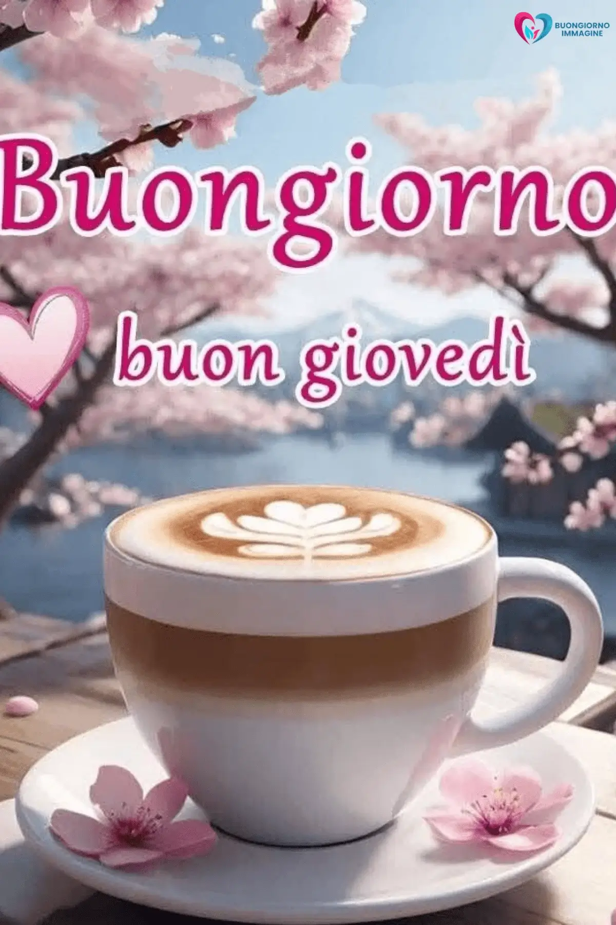 buongiorno giovedì immagini con scena luminosa
