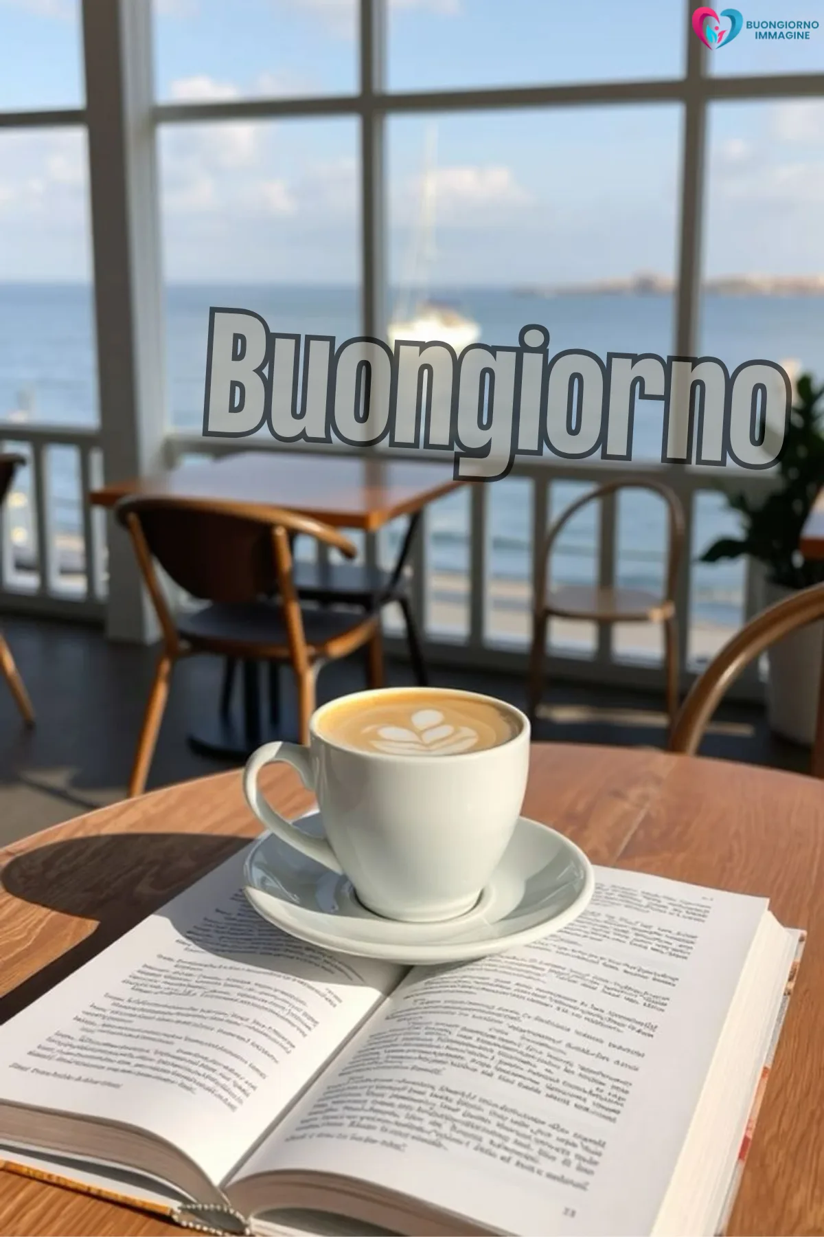 buon giorno immagini nuove con montagne e nebbia leggera
