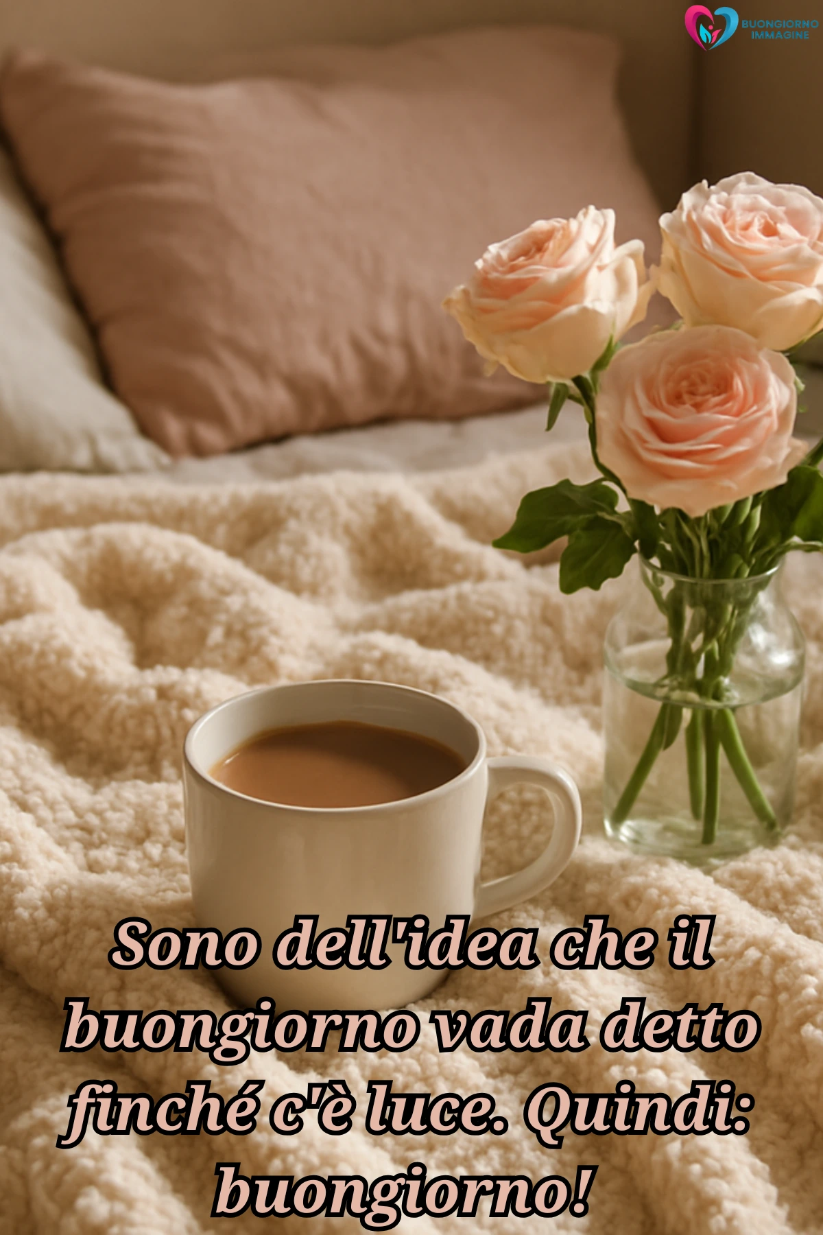 buongiorno in ritardo divertente con terrazza e colazione italiana